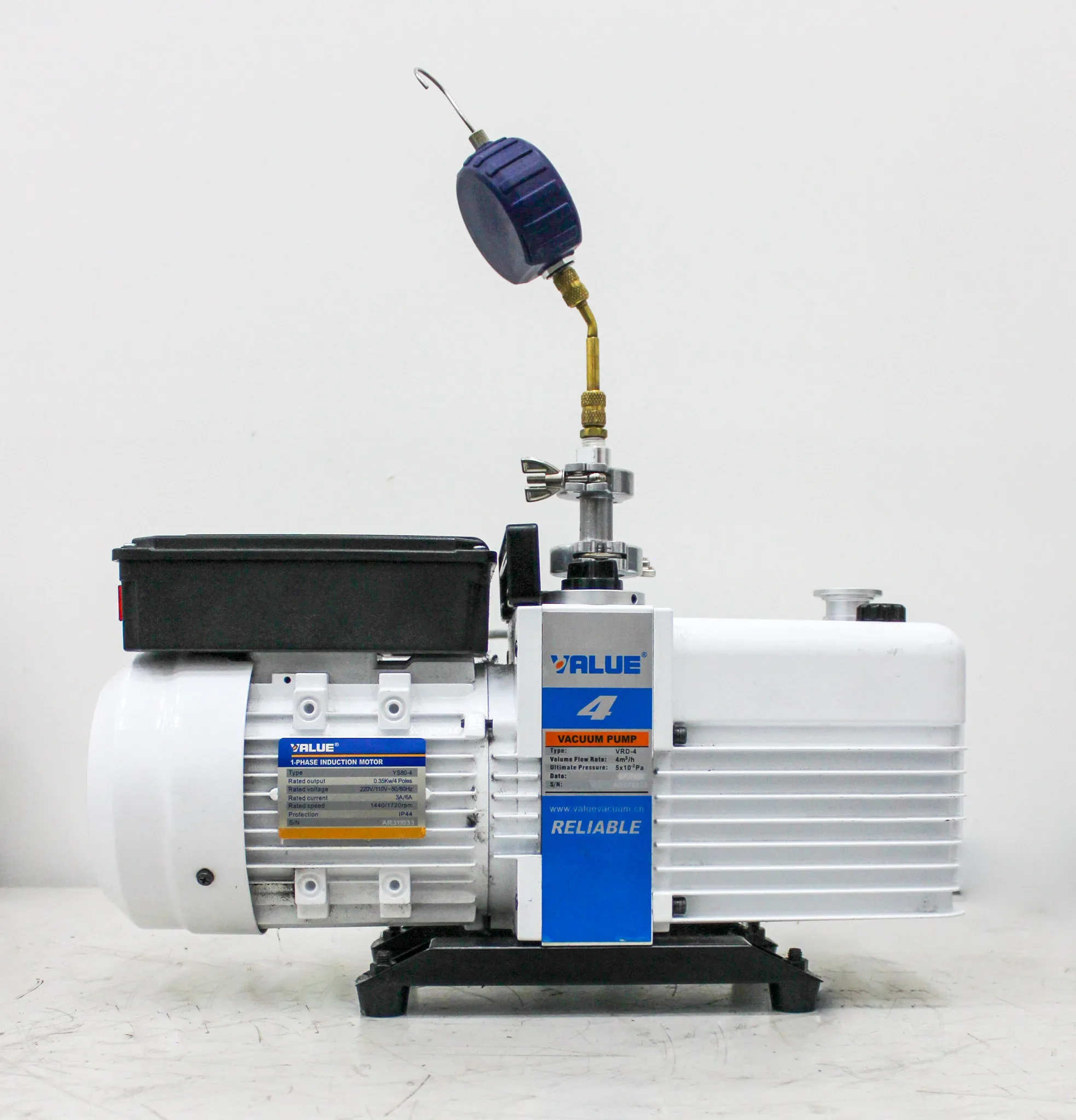 Value 4 Vacuum Pump Dual Stage Model: VRD-4