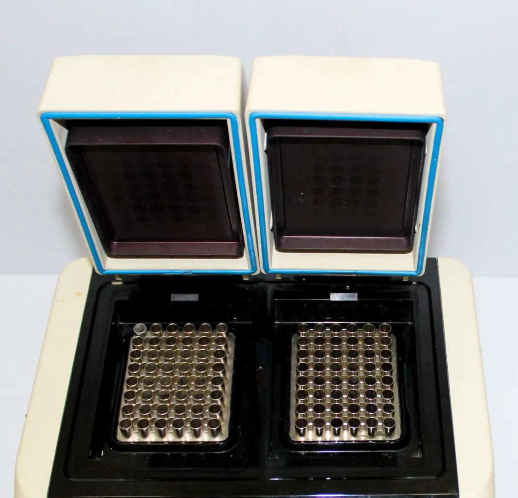 Bio Rad Dual Block Well DNA Engine Thermal Cycler Model: ALD1244 and PTC0200