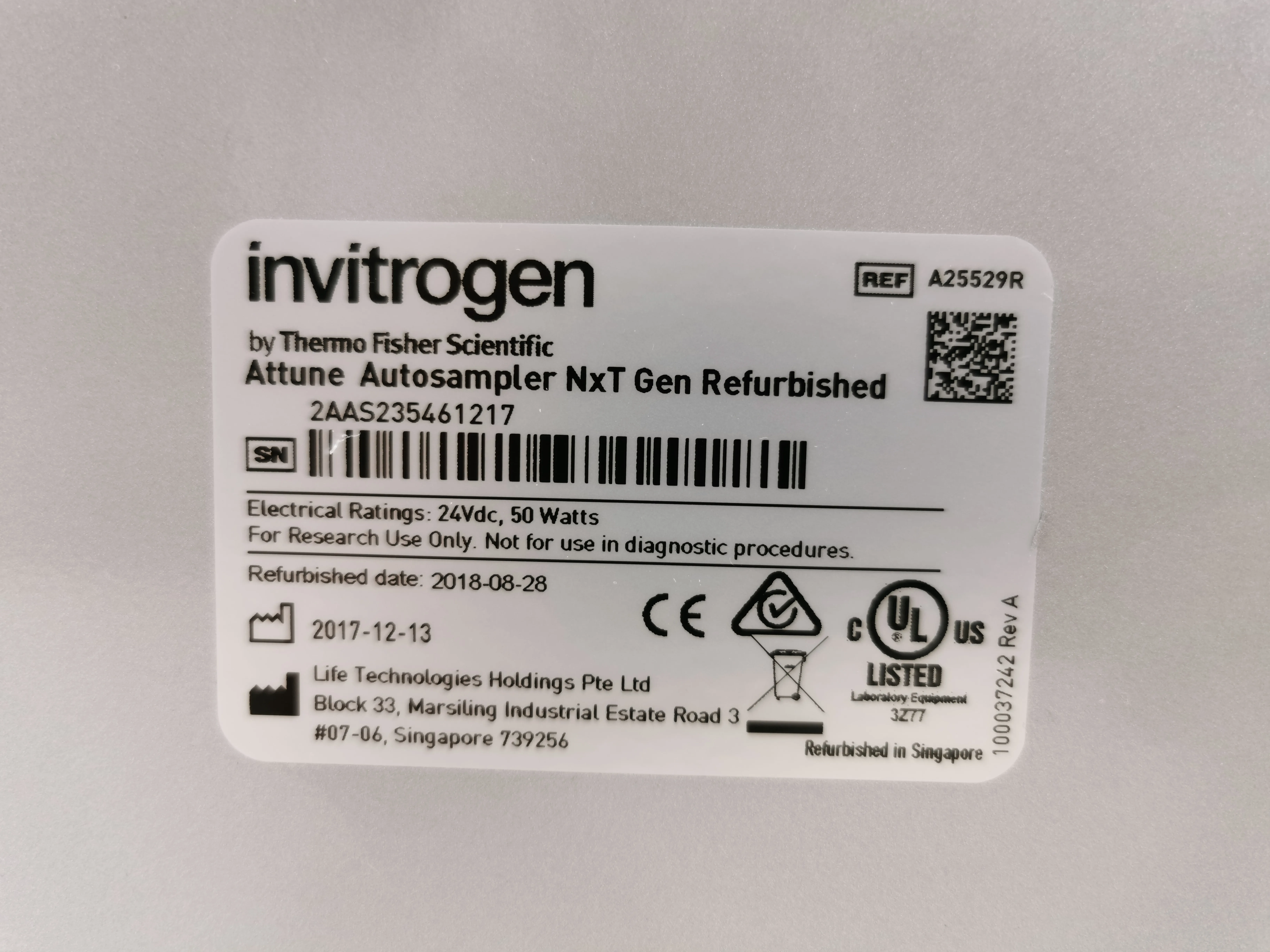 Invitrogen Attune NxT Gen Autosampler A25529R