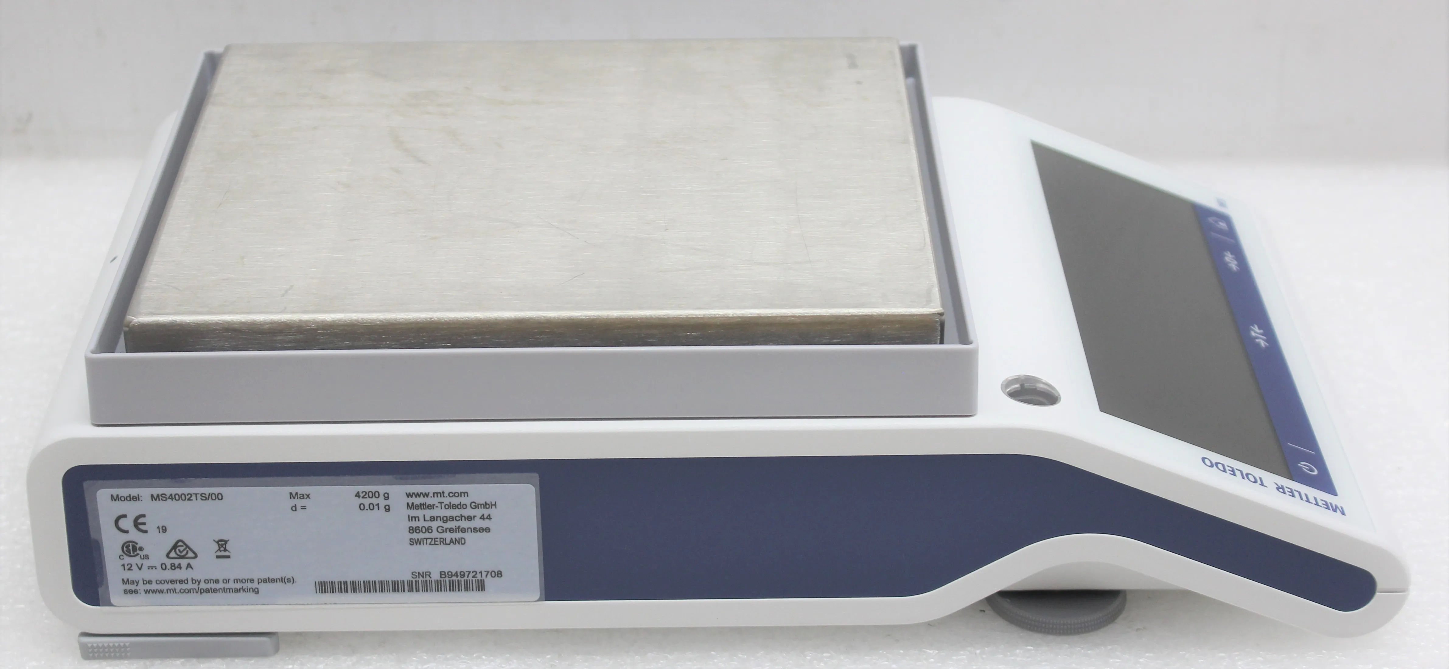 Mettler-Toledo MS4002TS/00 Analytical Balance