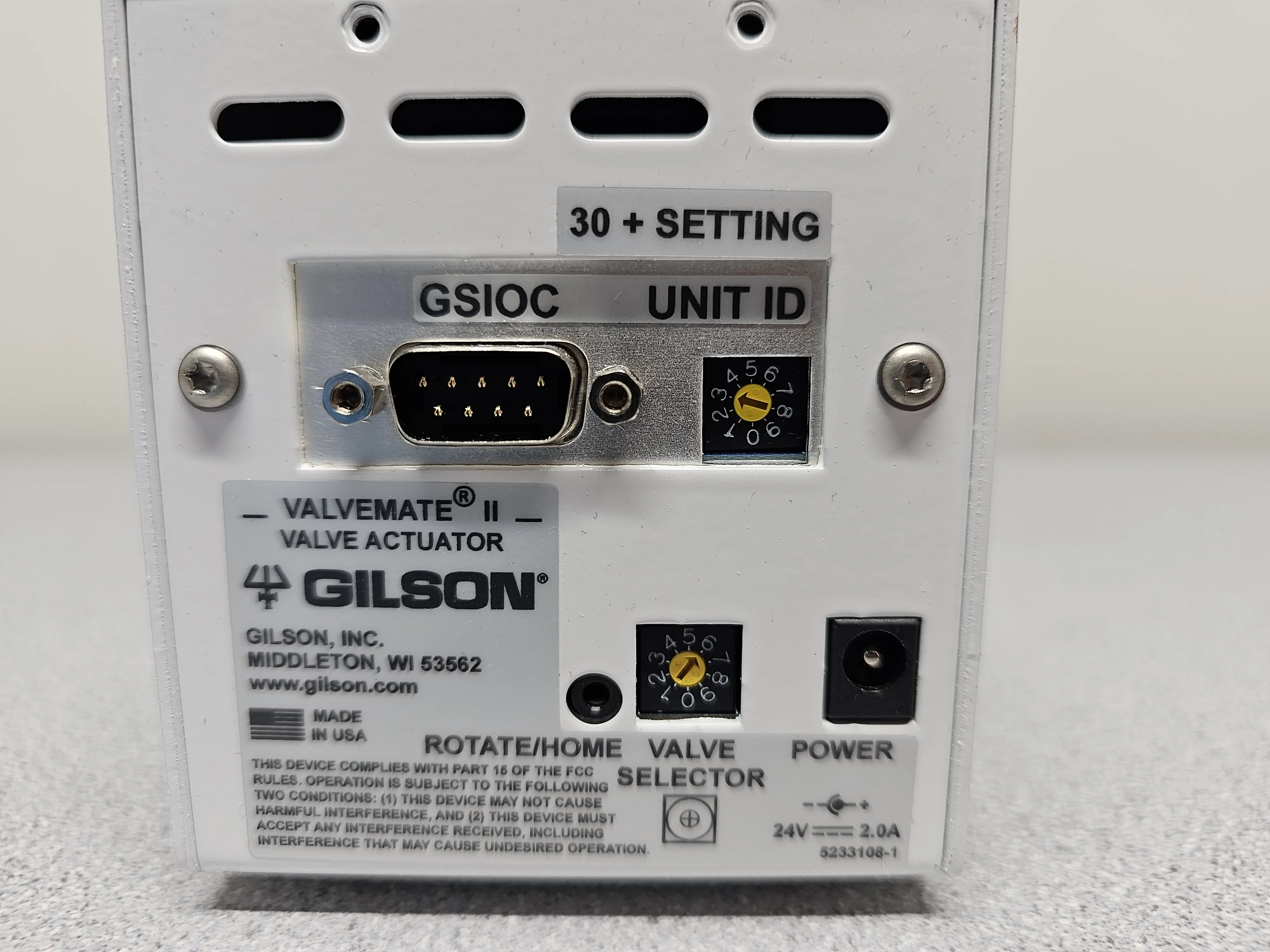 Gilson ValveMate II Valve Actuator for HPLC