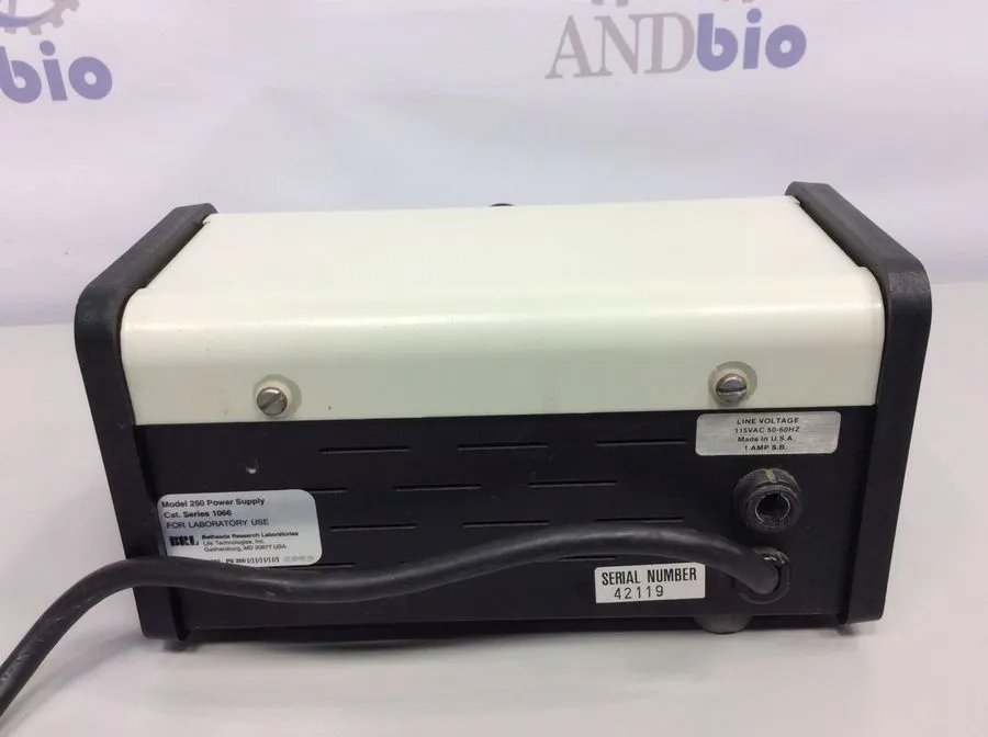 BRL/Life Technologies Model 250 Electrophoresis Power Supply