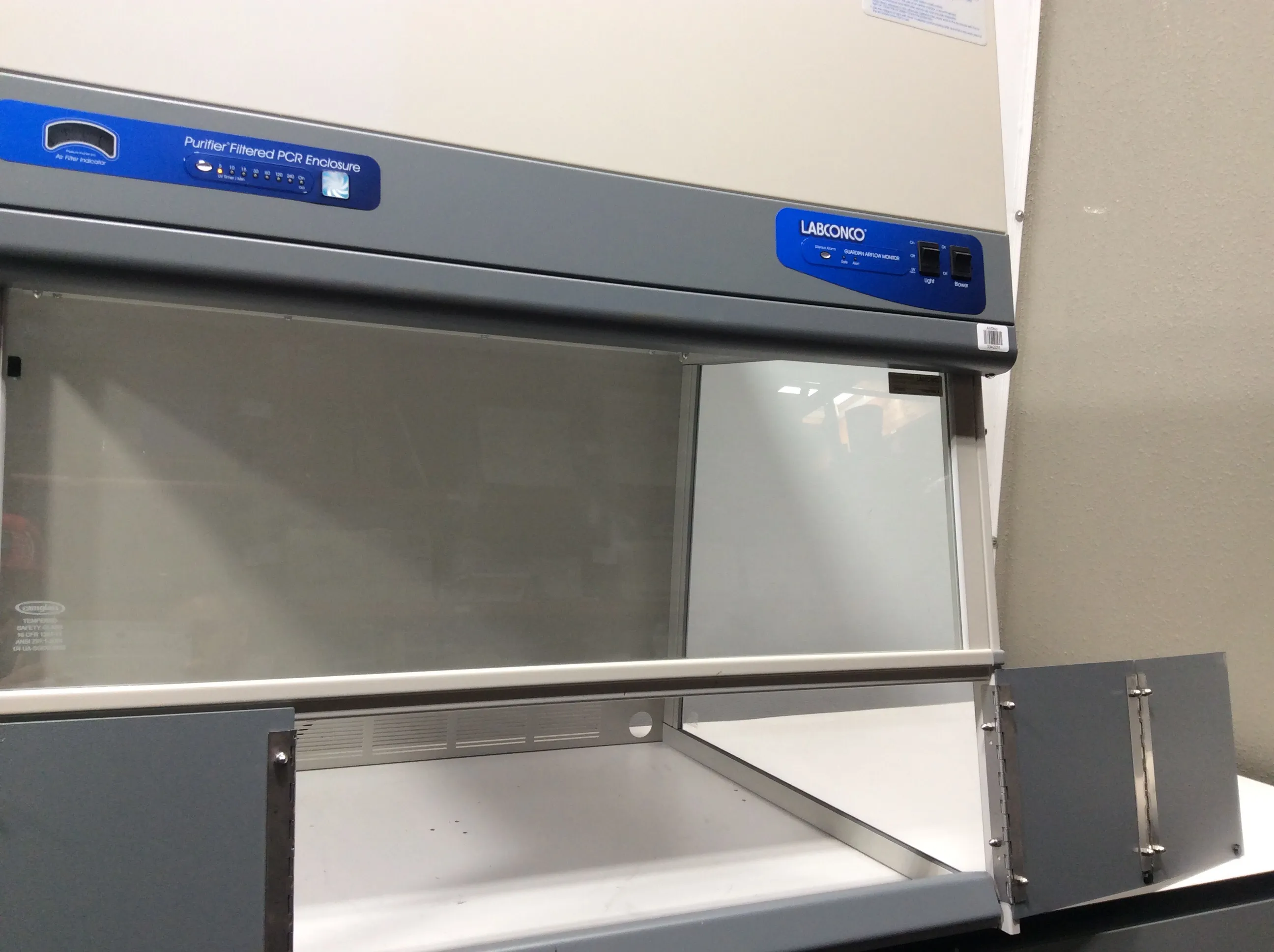 Labconco 3' Purifier Filtered PCR Enclosure with UV Light and Airflow Monitor