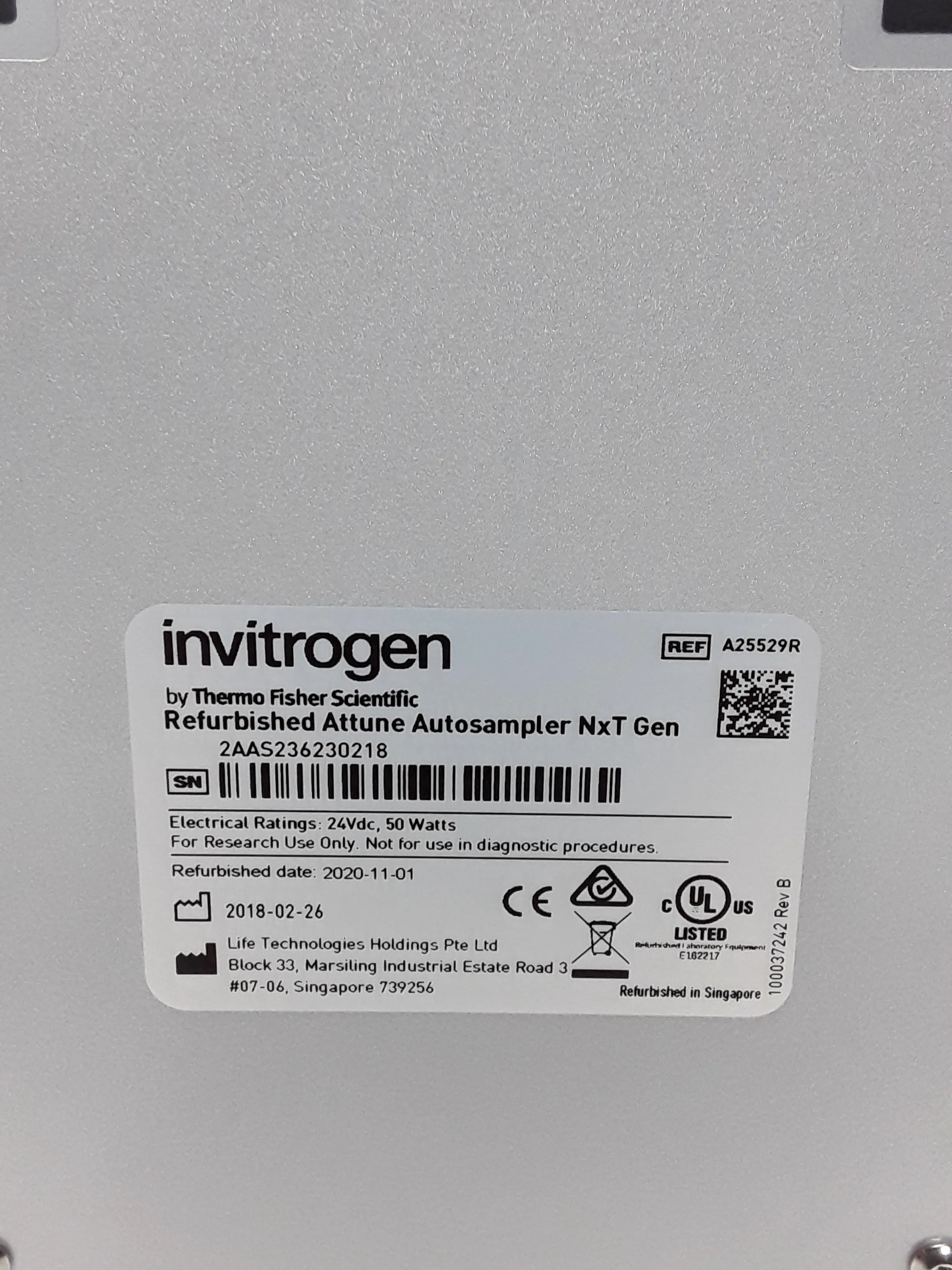 Invitrogen Attune NxT Gen Autosampler #A25529R