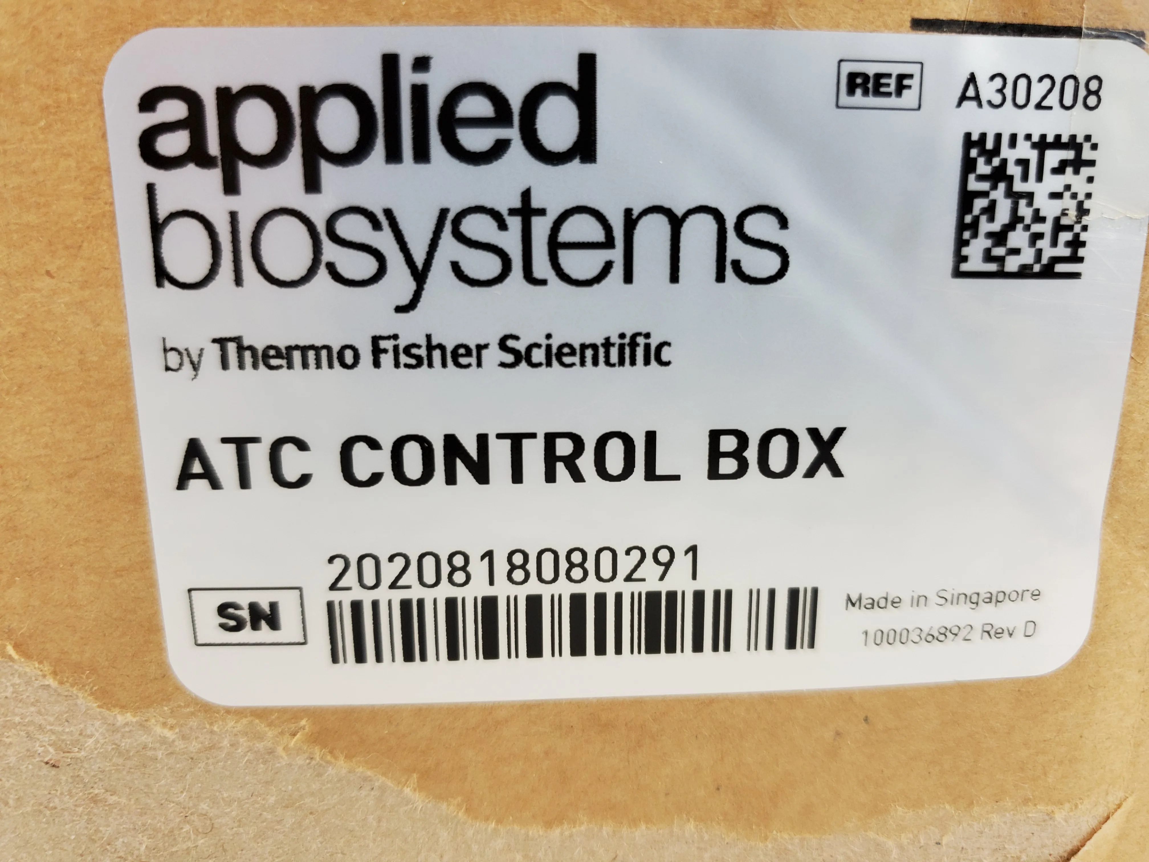 Applied Biosystems ATC Control Box A30208 & ATC 96-Well Block A30207 PCR Thermal Cycler