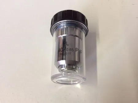 Fisher Scientific Microscope Objective Lens PL 40/0.65 PHP 160/0.17 #MP-OP040PC