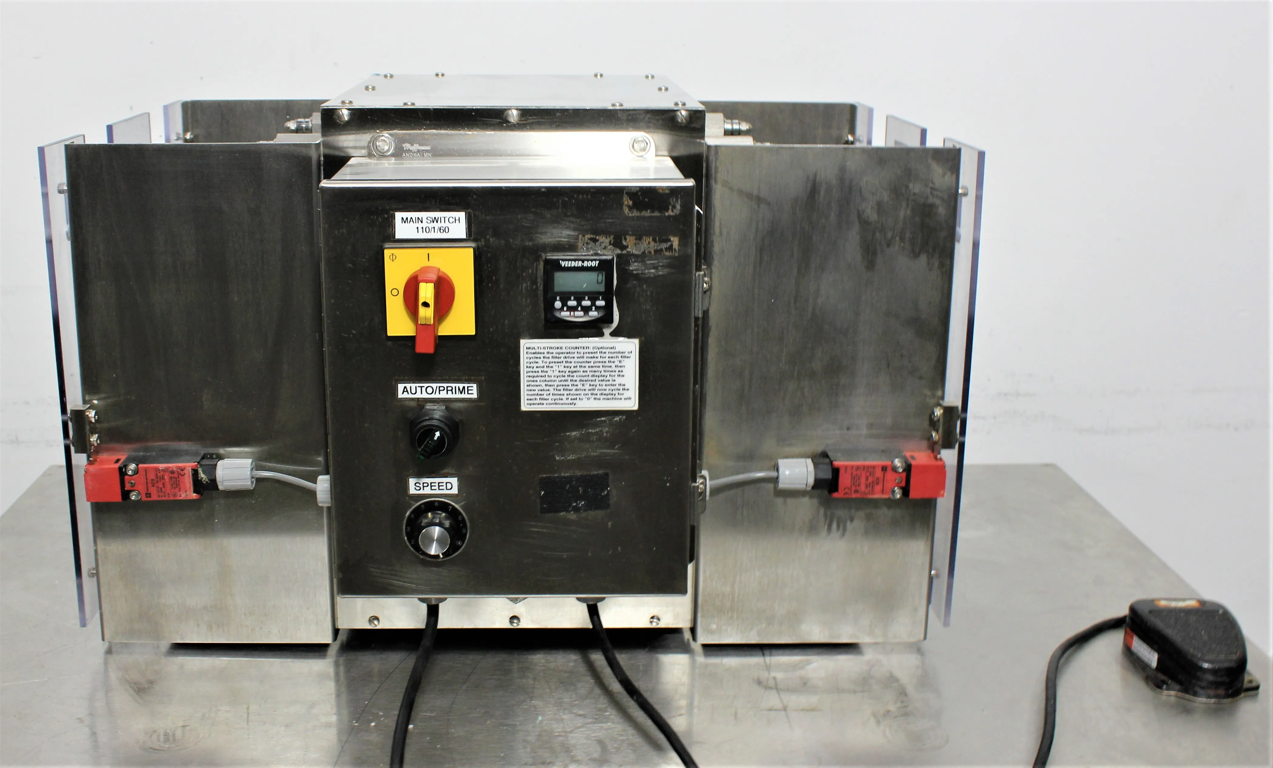 Filamatic DAB-8-4 Heavy-Duty Semi-Automatic Liquid Filling System