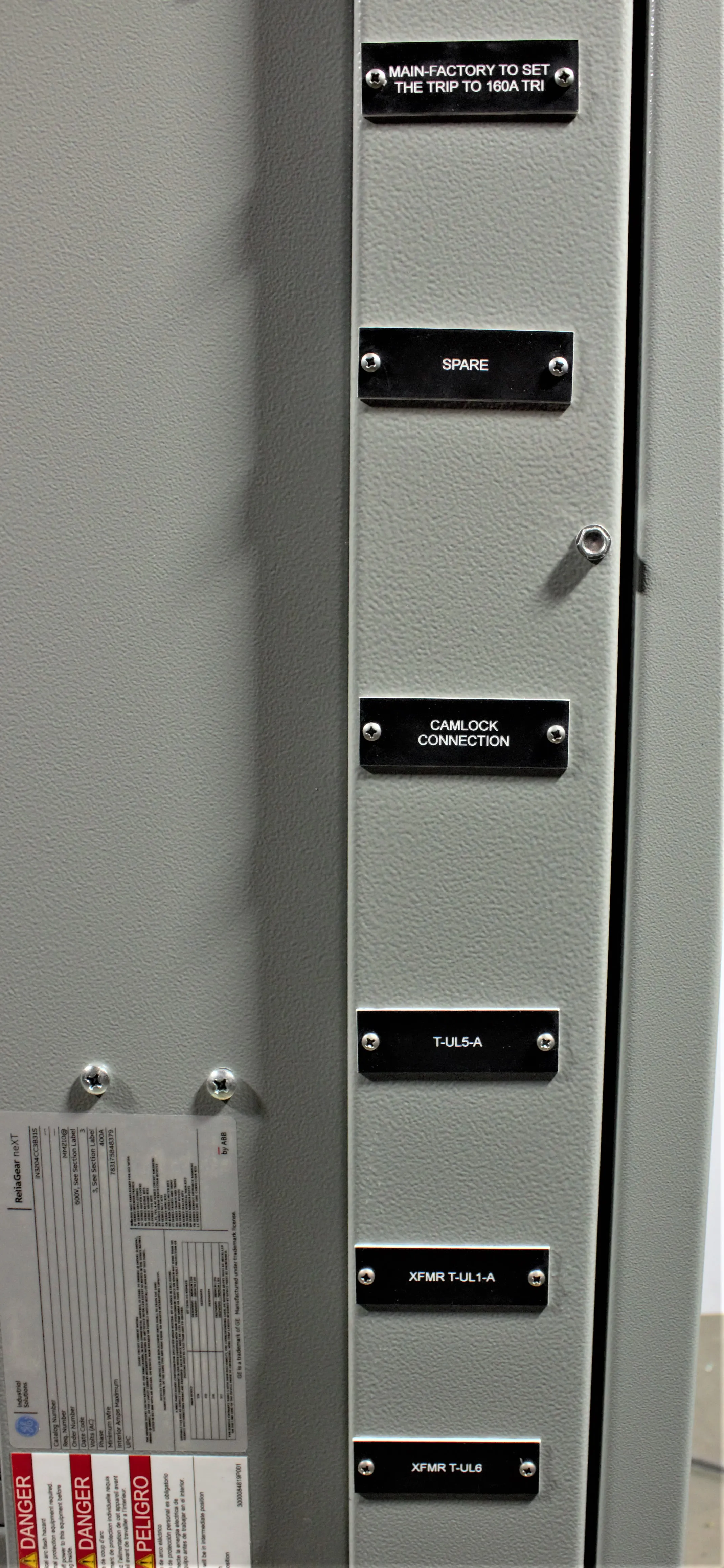 ABB ReliaGear neXT 600V SwitchBoard Panel 