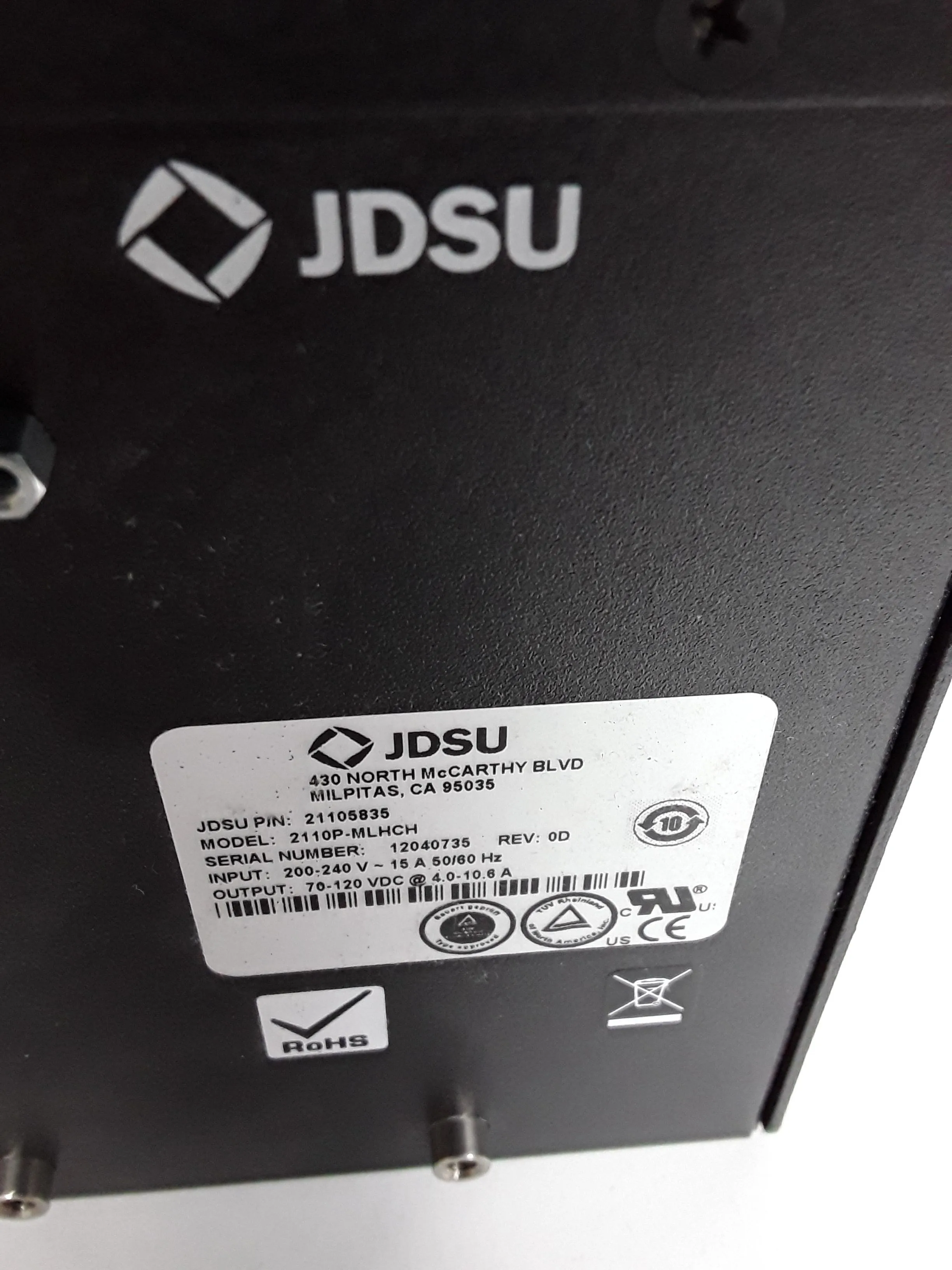 JDSU Laser Power Supply