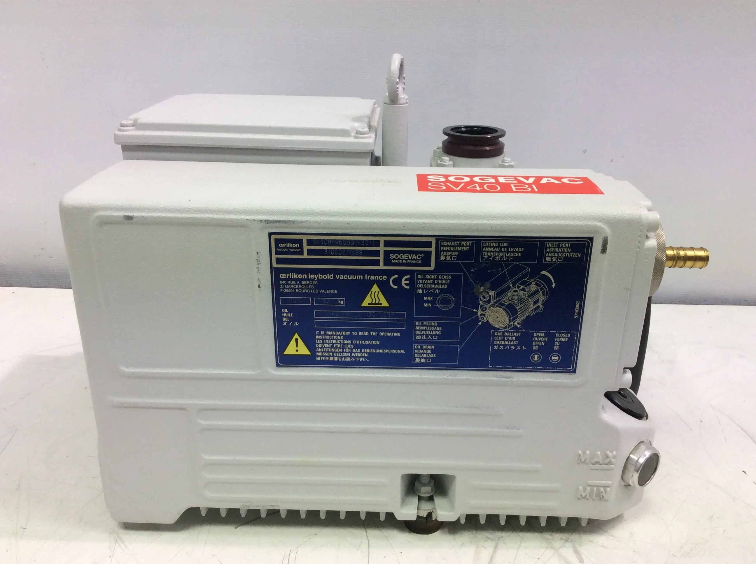 Sogevac SV40 BI Vacuum Pump