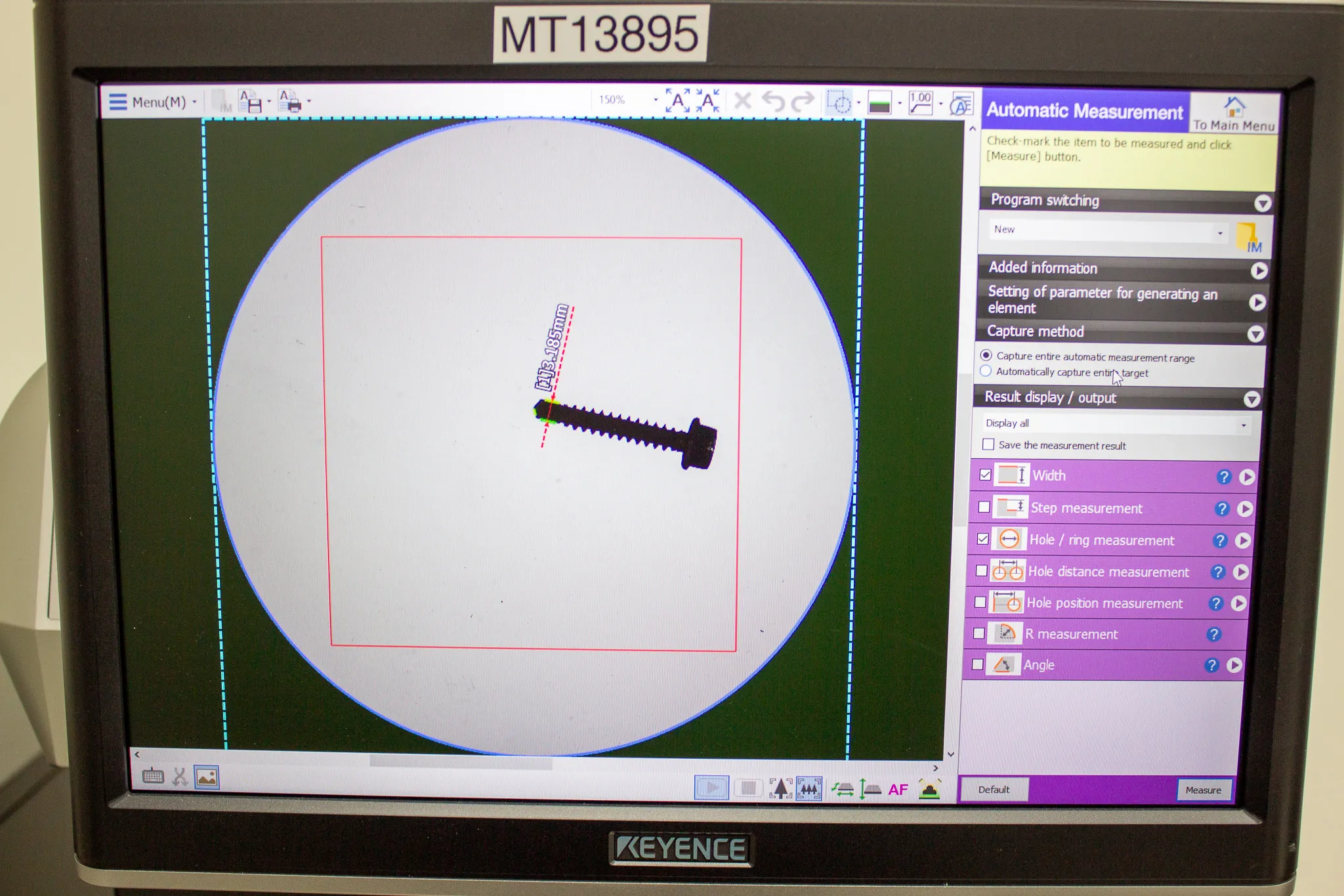 Keyence IM-8030T Image Dimension Measurement System w/ Controller