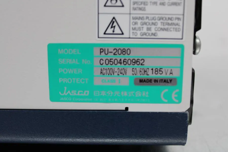 JASCO HPLC incl:DG-1580-53,LC-NET/ADC,UV-2075,LV-2080-03,PU-2080 x2,AS-2055i