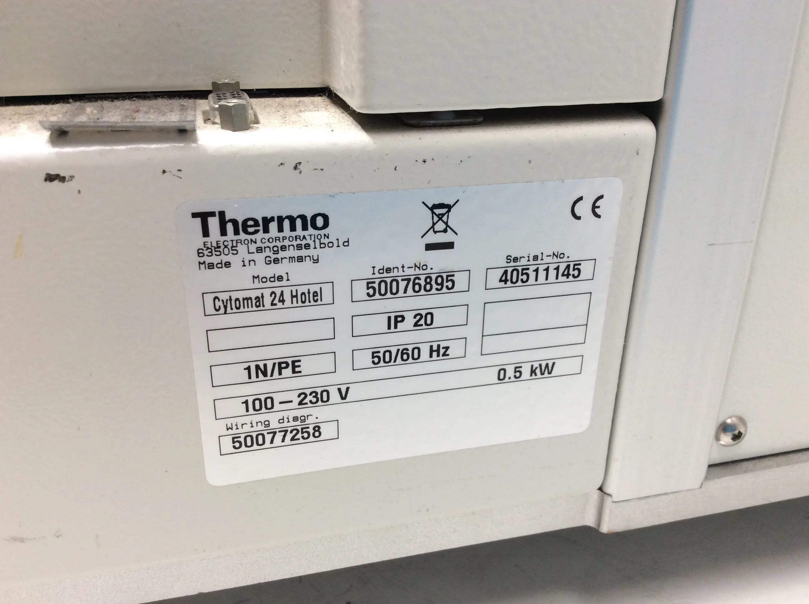 Heraeus Cytomat 24 Hotel 50076895 Plate Storage Liquid Handling Used Lab Equipment