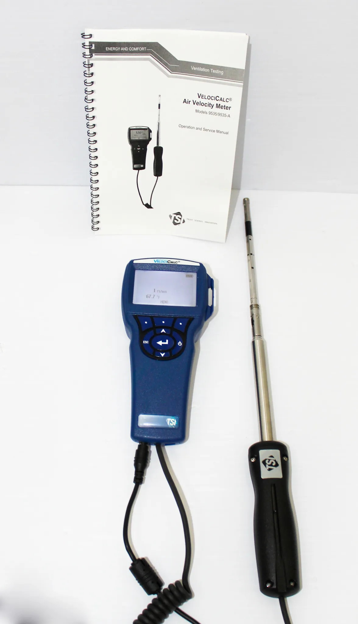 TSI VelociCalc Air Velocity Meter 9535-A