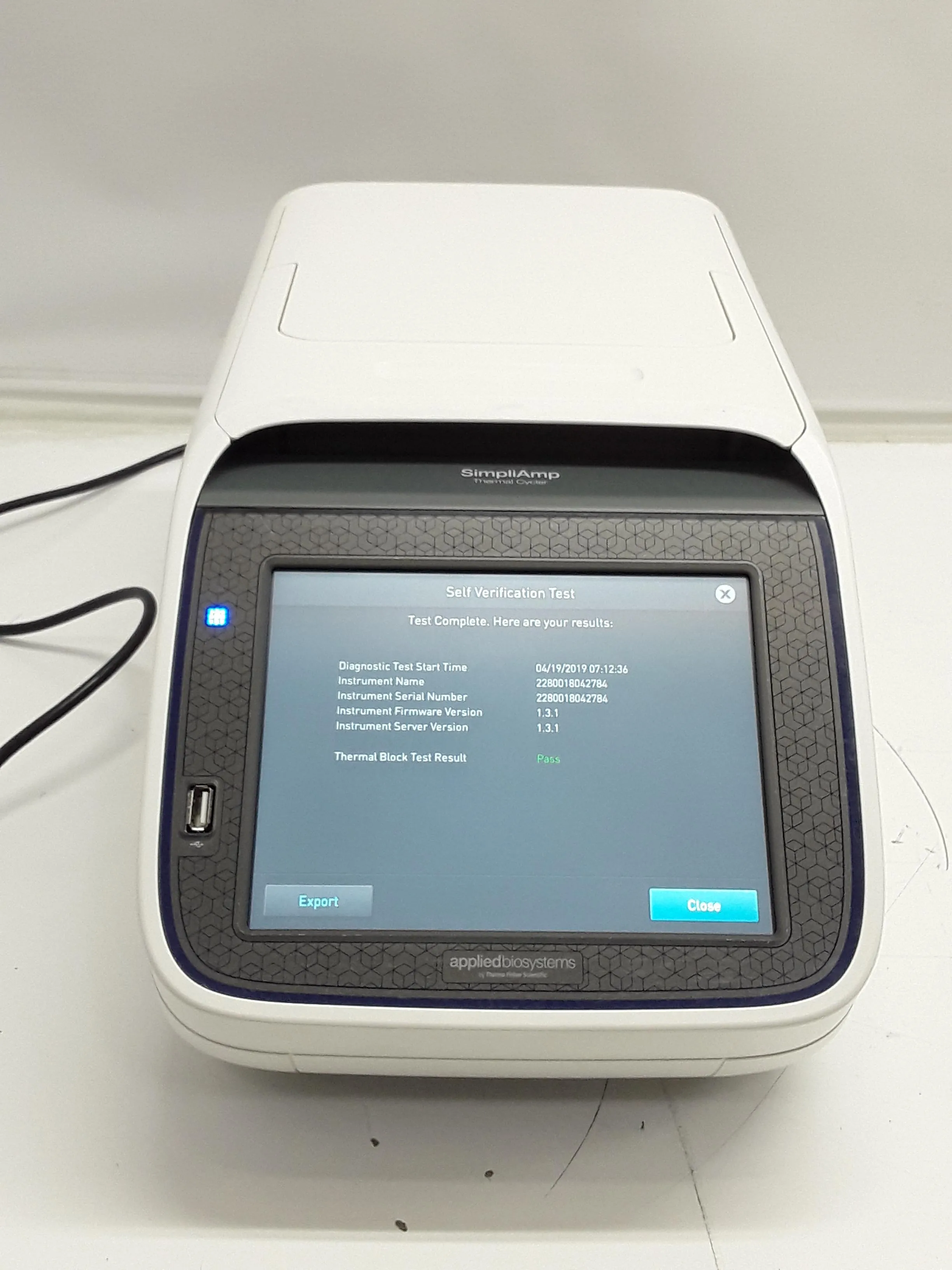 Applied Biosystems SimpliAmp PCR Thermal Cycler with VeriFlex Blocks and Large LCD Touch Screen