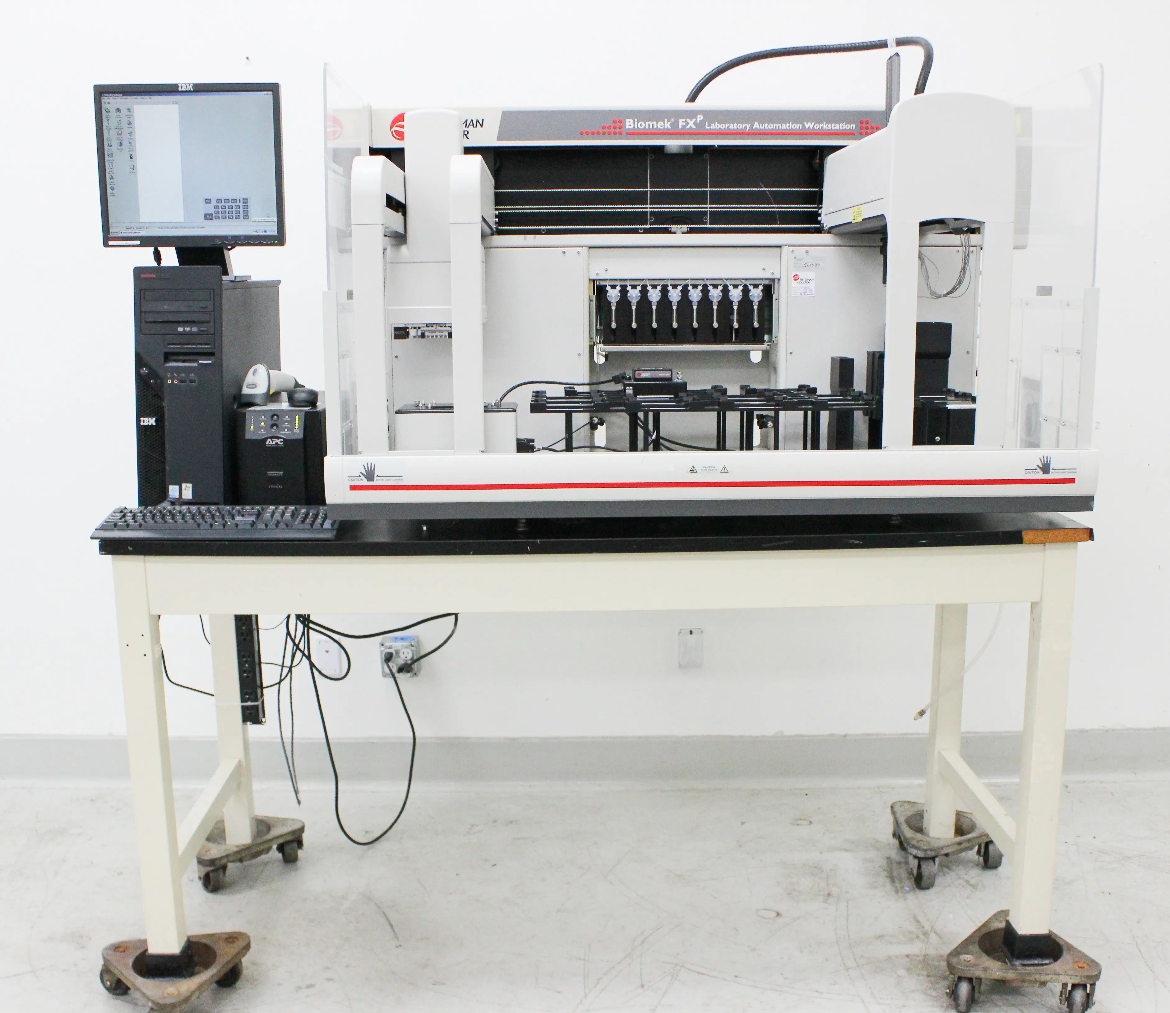 Beckman Coulter Biomek FXP Dual Arm Automated Liquid Handler A31844 w/ P200/96 Head & Span 8