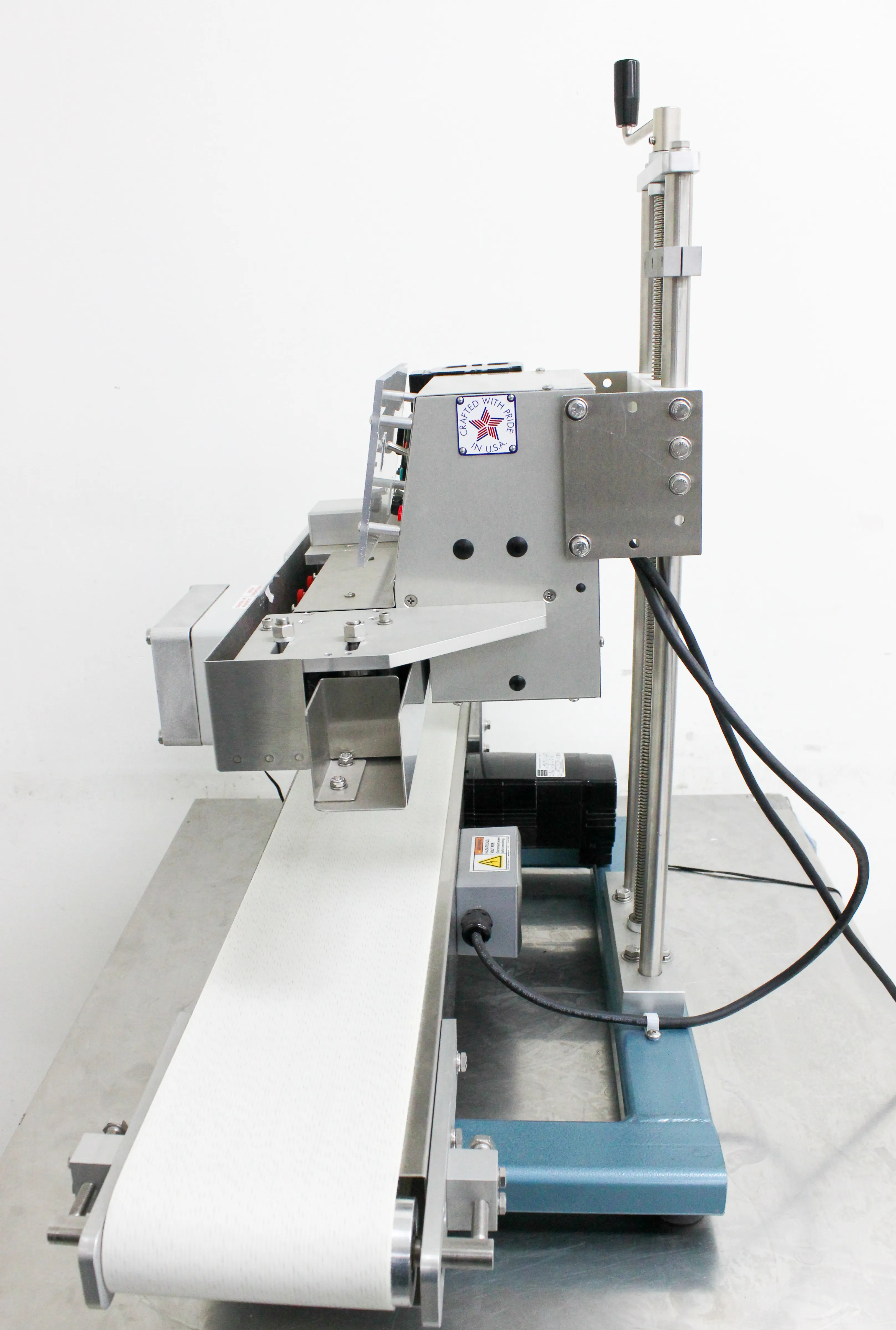 APM TCBSDM 3/8 - 6X3 Lift Tabletop Conveyor Band Sealer