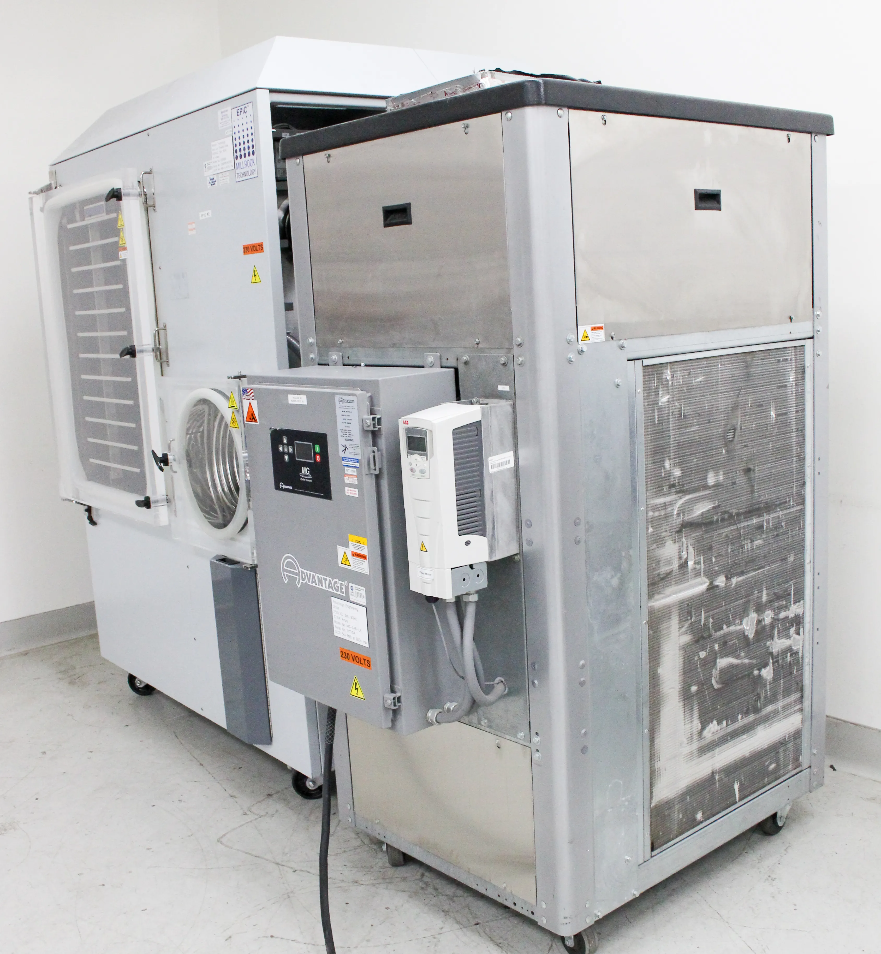 Millrock EPIC Freeze Dryer ES85B11 w/ Advantage Chiller MG4ABLA