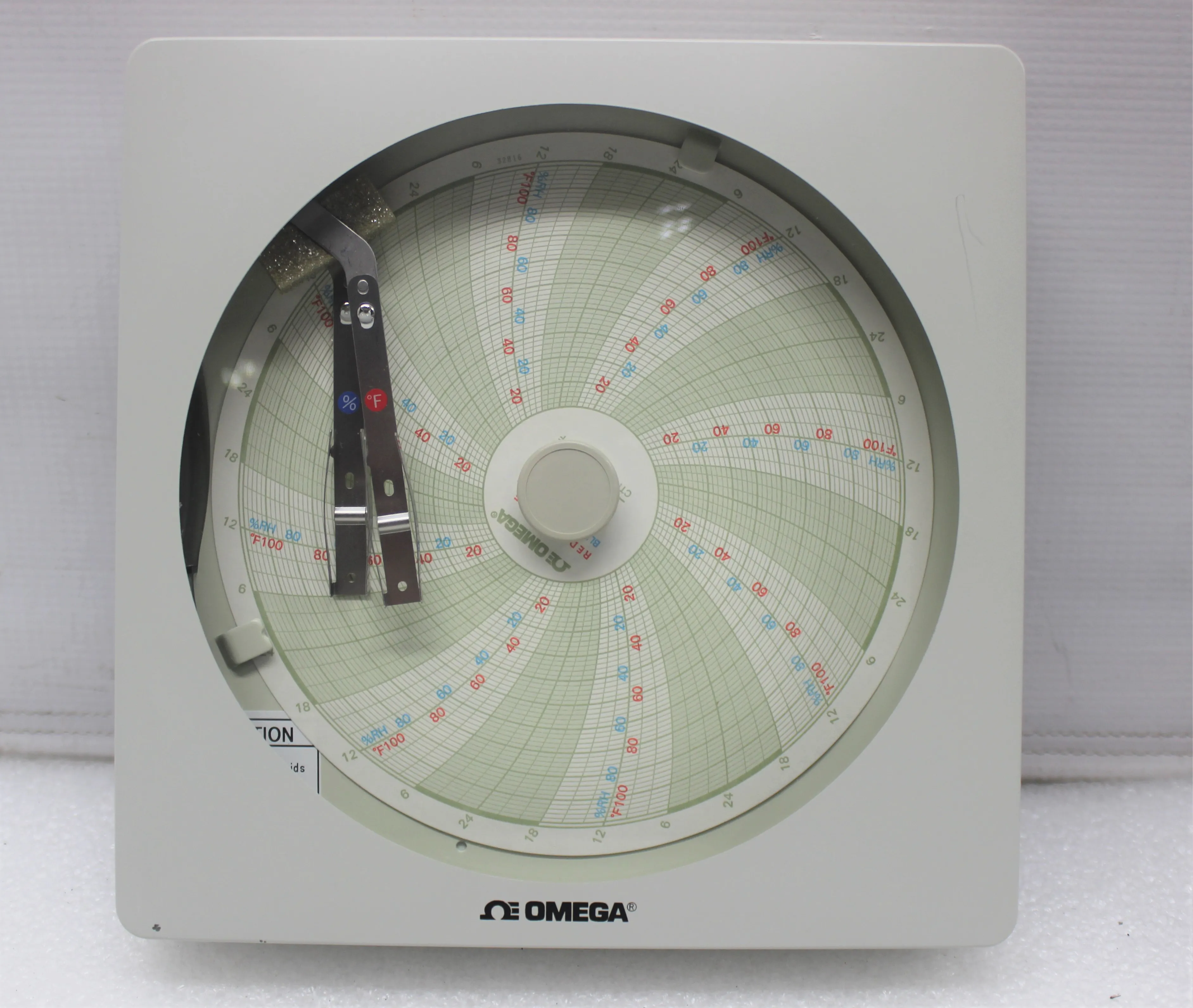 Omega CTH100-8D-F Thermo-Hygrograph Chart Recorder