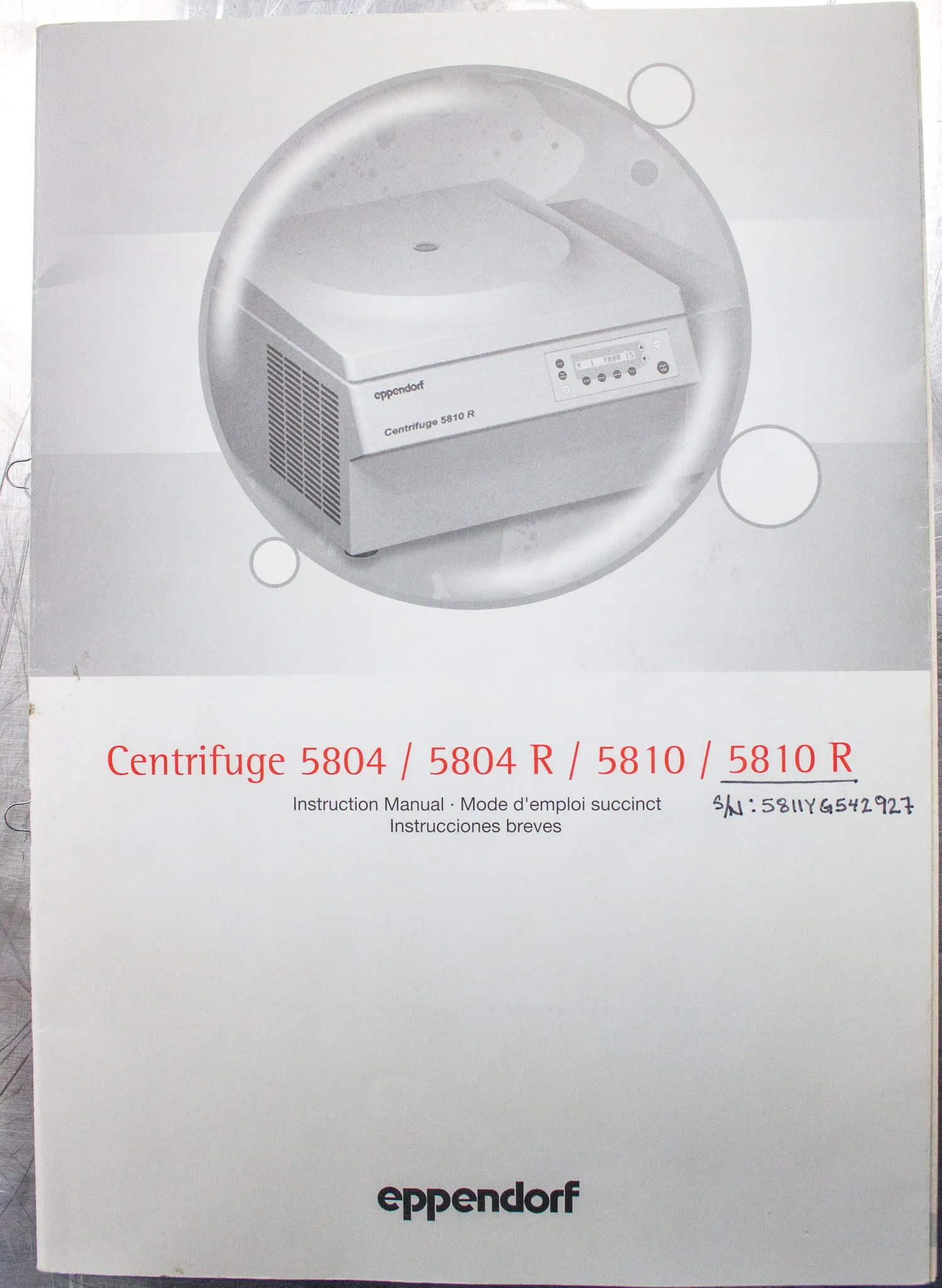 Eppendorf 5810 R Refrigerated Benchtop Centrifuge