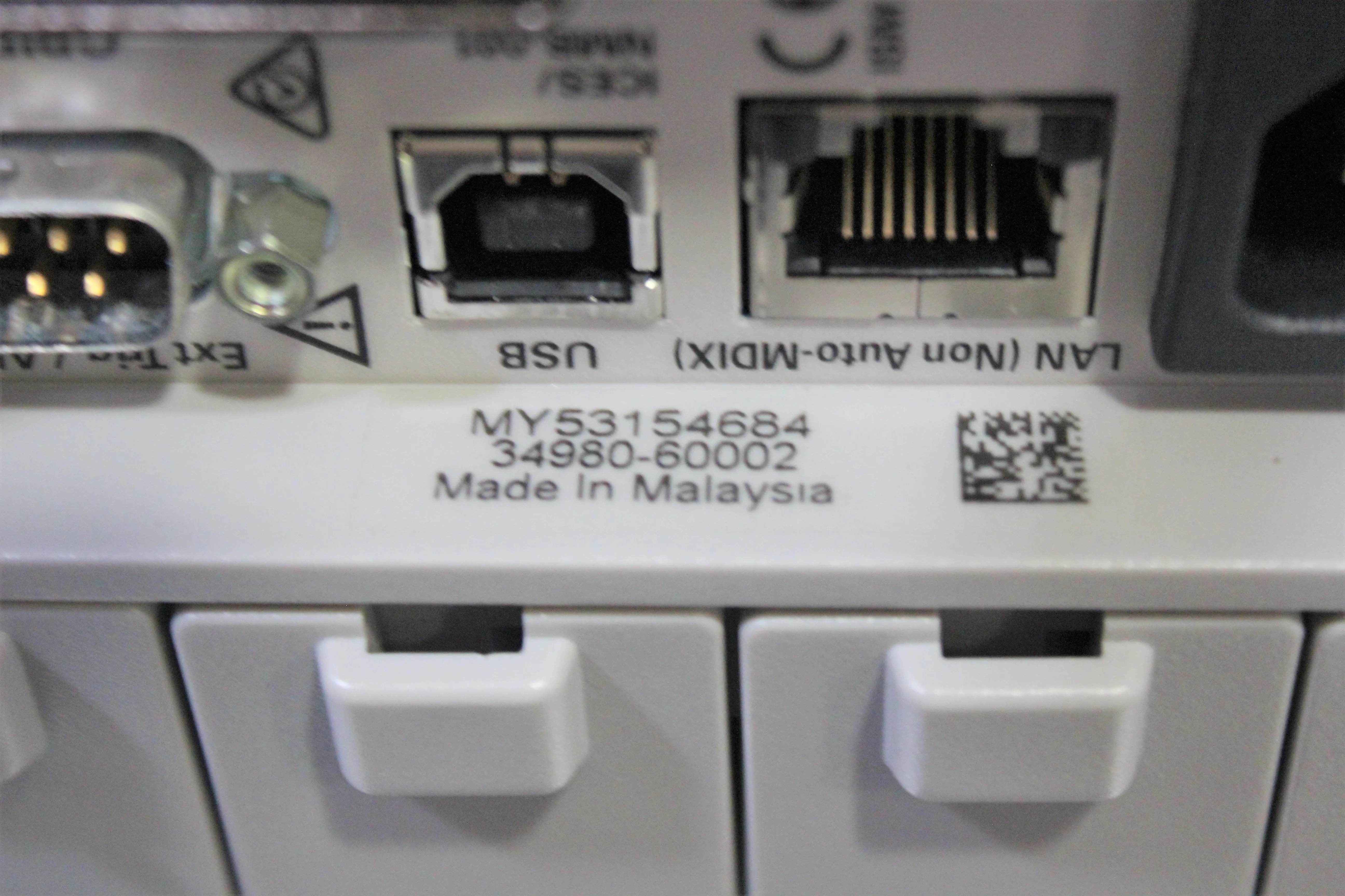 KEYSIGHT 34980A 8-Slot Mainframe with Integrated 6.5 Digit DMM, Used Laboratory & Testing Equipment