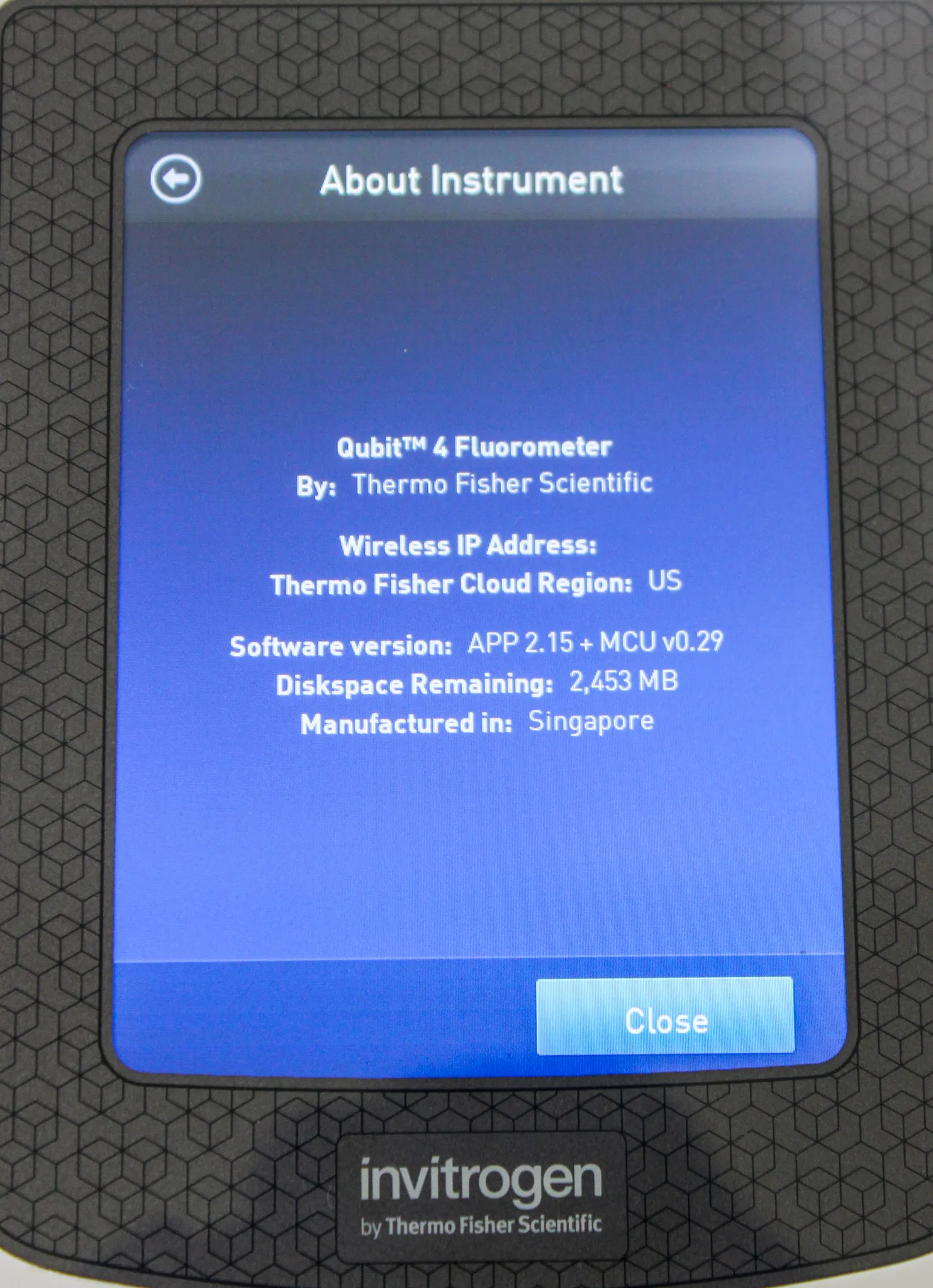 Invitrogen Qubit 4 Fluorometer with WiFi