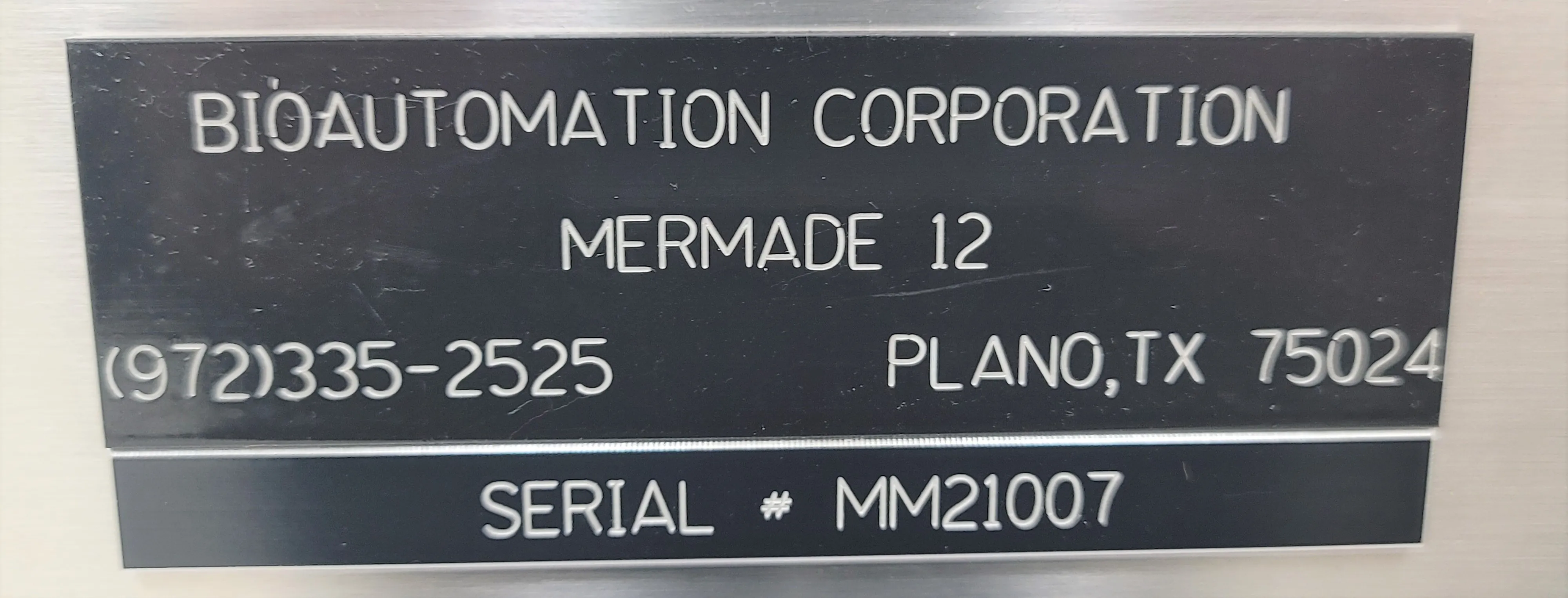 BioAutomation MerMade 12 Oligonucleotide DNA Synthesizer