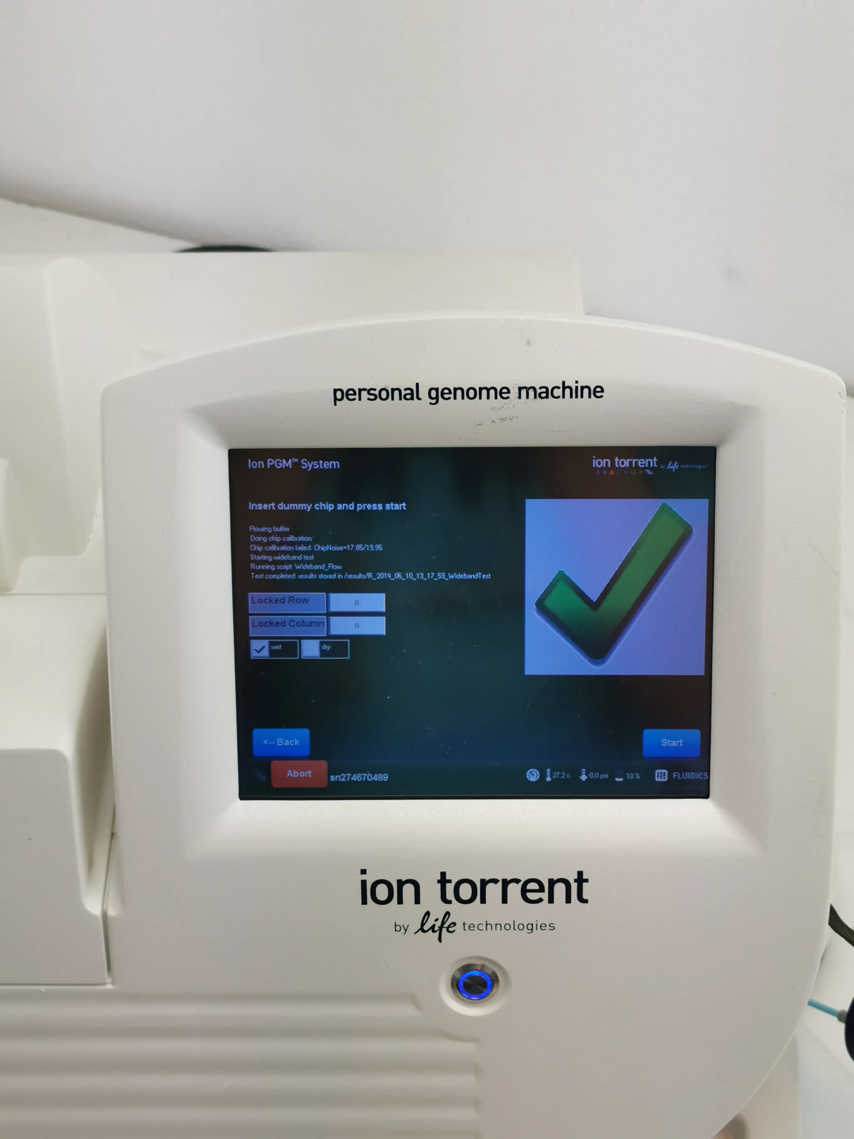 Ion Torrent 7467 Personal Genome PGM System