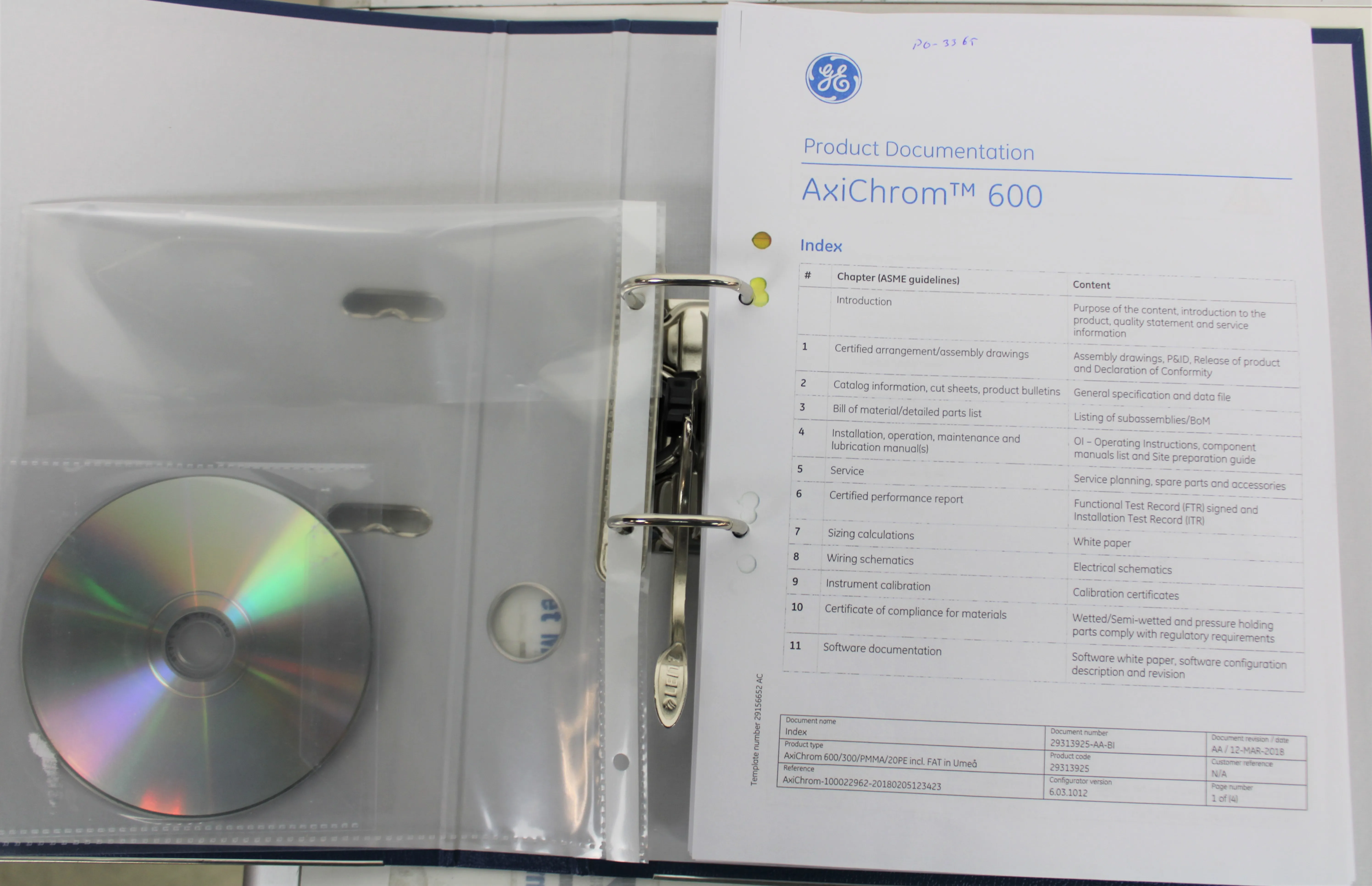 GE AxiChrom Chromatography Column 600/300 + SWEDRIVE motor