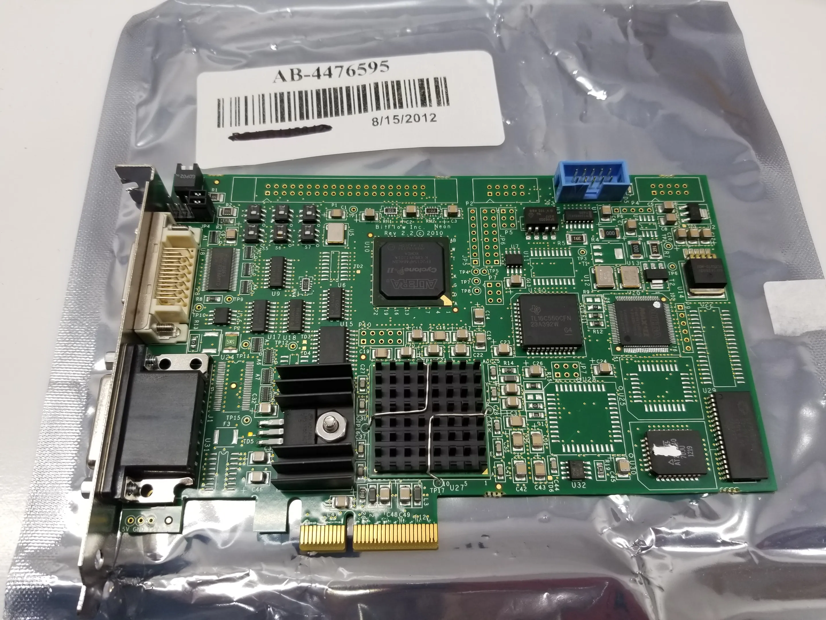 Applied Biosystems 4476595 Card, Bitflow Camera Link Board Assembly Part