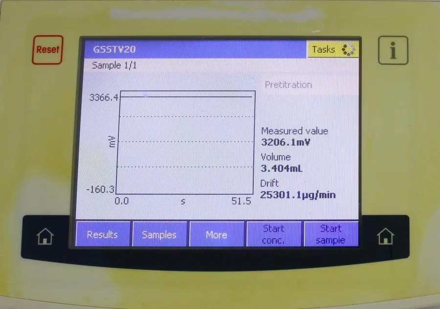 Mettler Toledo Volumetric KF Compact Titrator V30