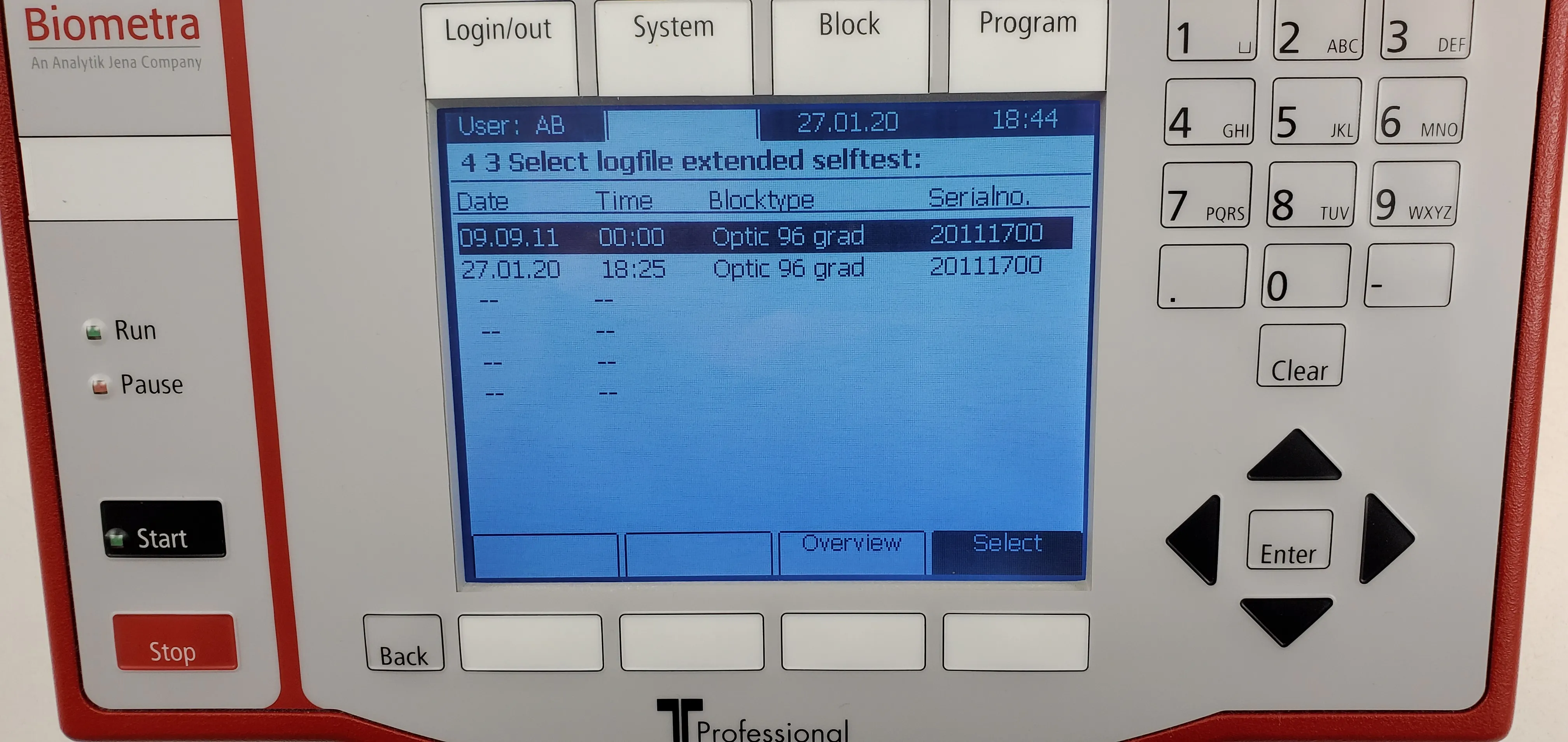 Biometra TOptical Real-Time PCR Thermocycler TProfessional Basis