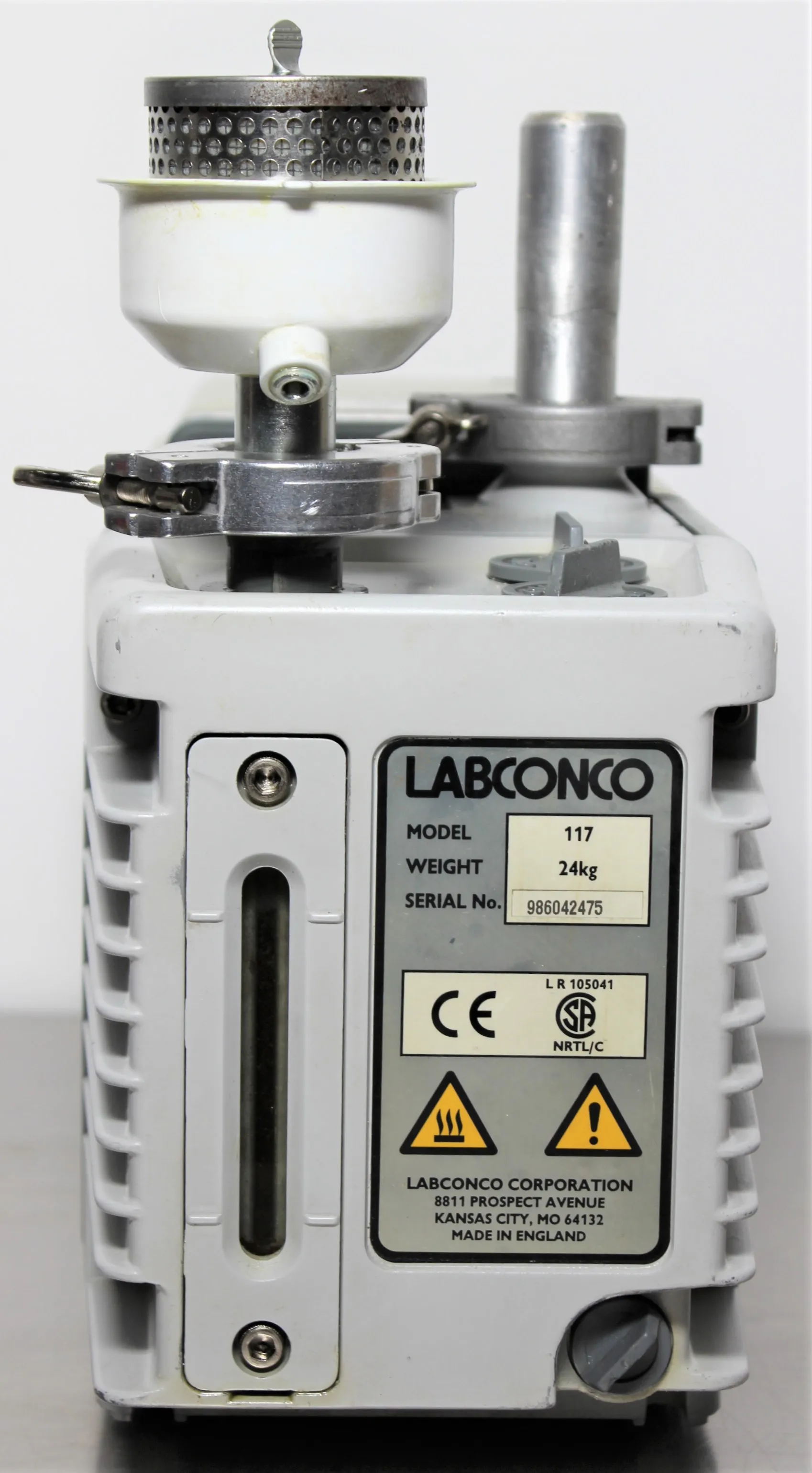 Labconco Rotary Vane Vacuum Pump 117 LPM