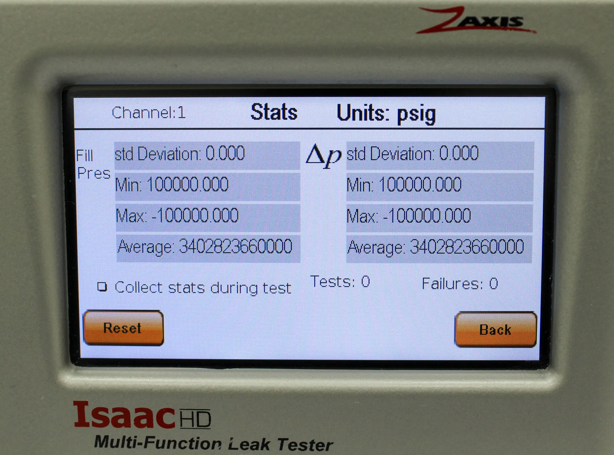 Zaxis Multi-Function Leak Tester Model Issac-HD-PD