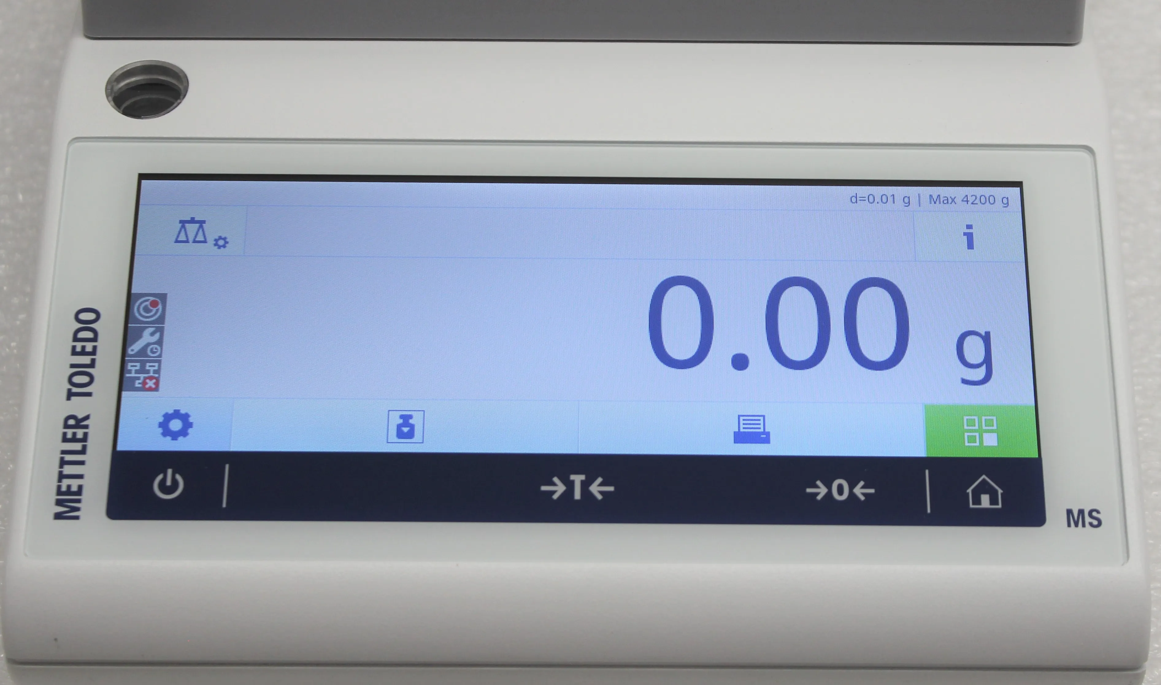 Mettler-Toledo MS4002TS/00 Analytical Balance - 4200g Capacity