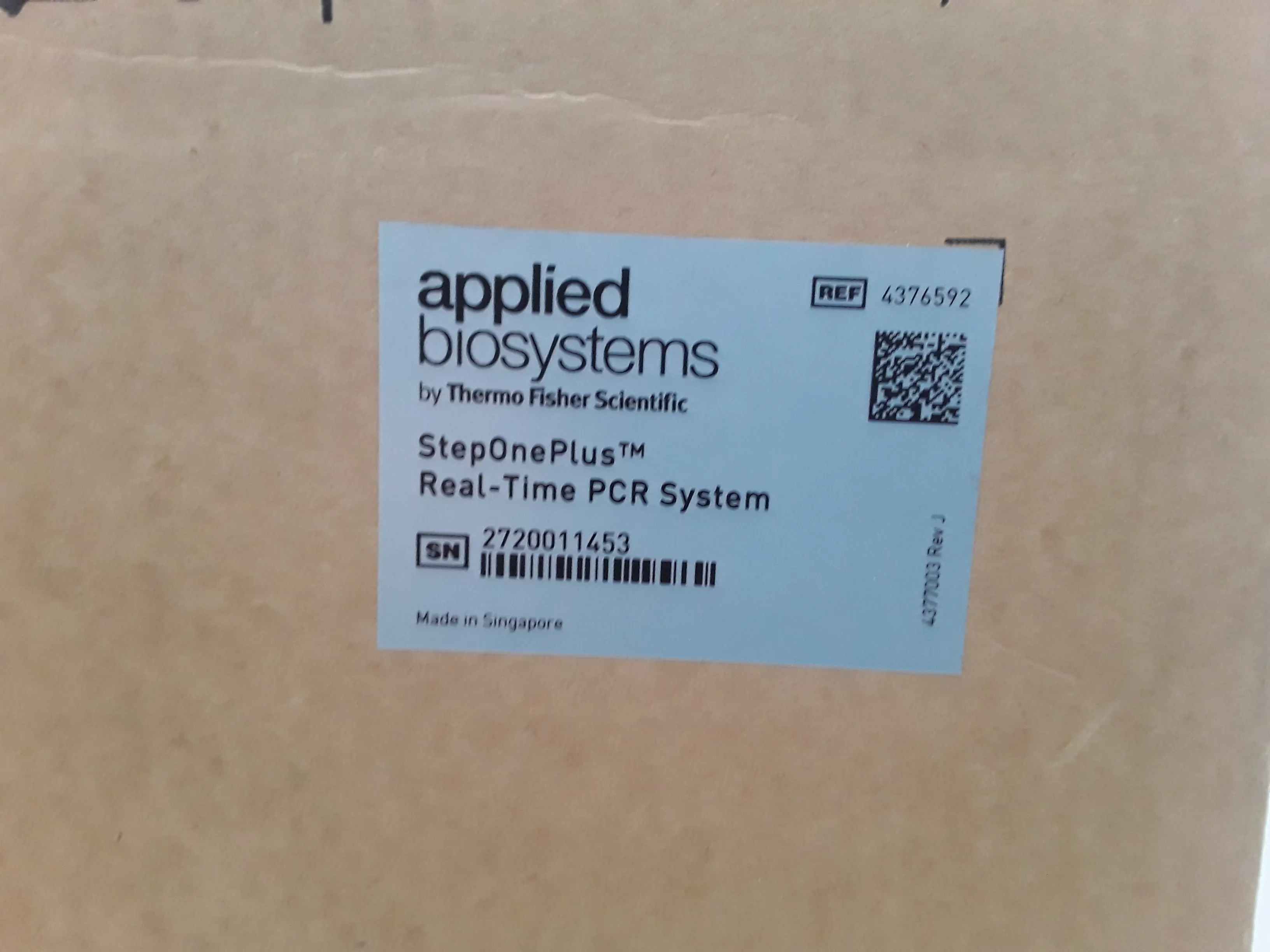 Applied Biosystems Real-Time PCR System 4376592 Model 120V/220V 50Hz/60Hz Lab Equipment