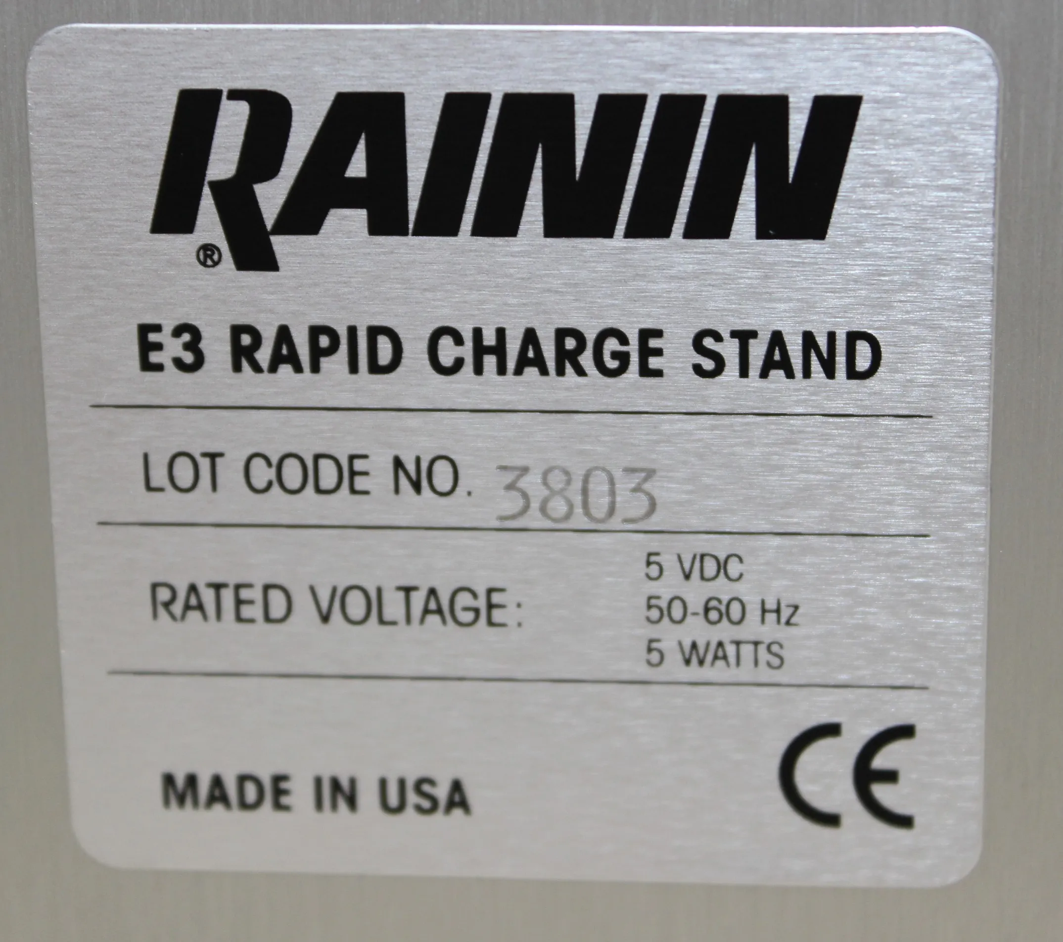 Rainin E3 Rapid Charge Stand with Multichannel Pipettes