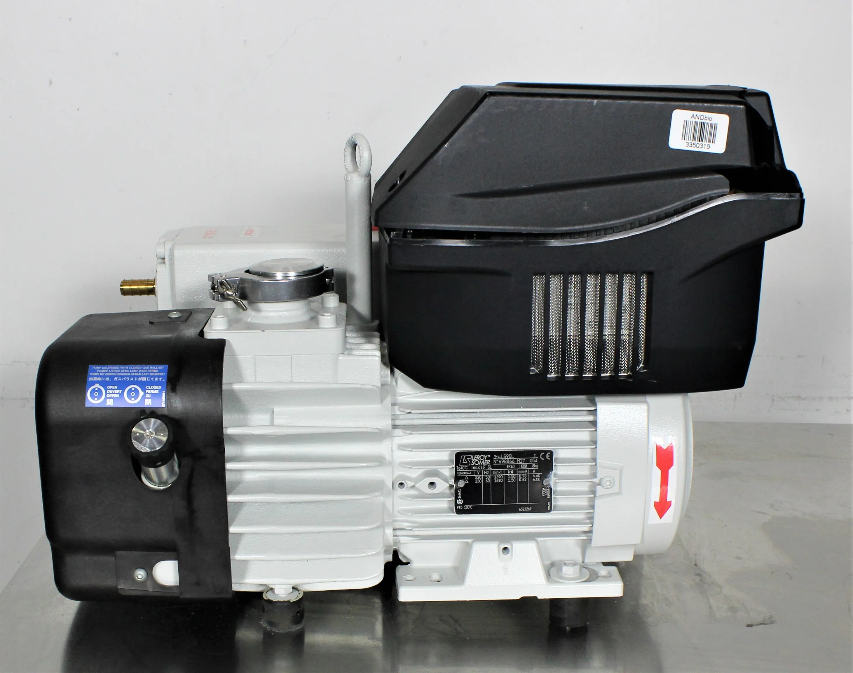 Leybold Sogevac SV65 BI FC Vacuum Pump 240V 50-60Hz