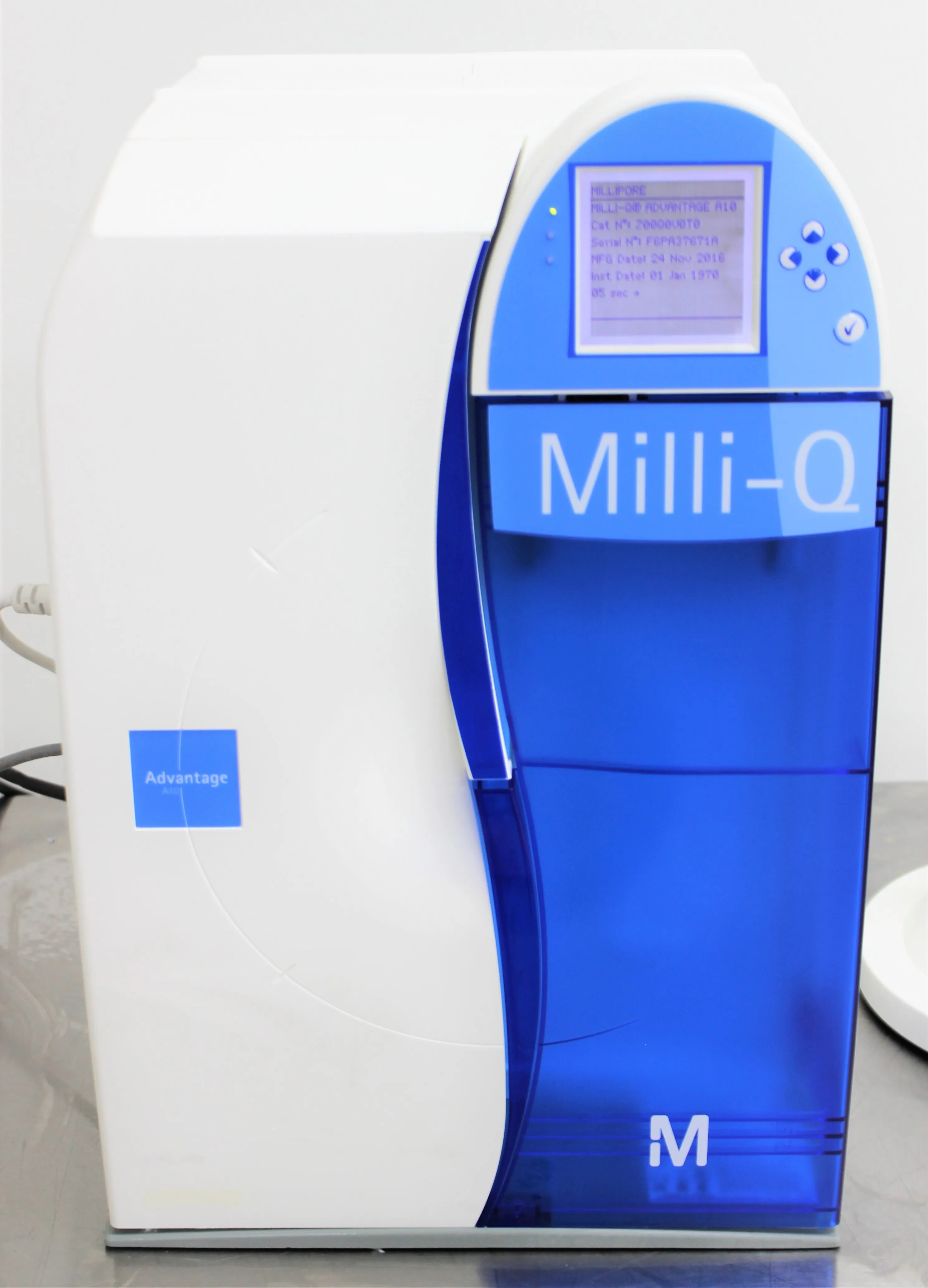 Millipore Milli-Q Advantage A10 Water Purification System