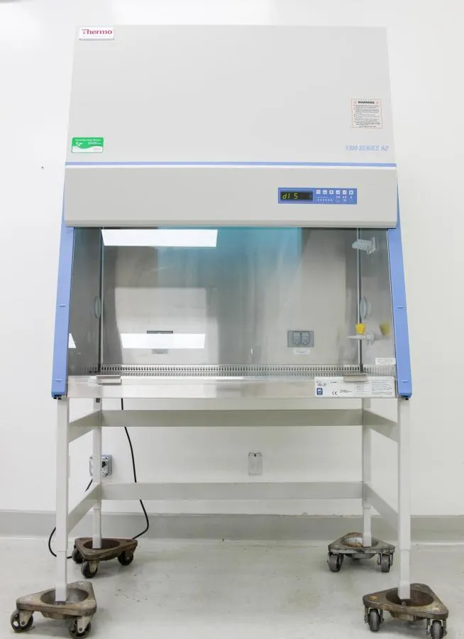 Thermo 1300 Series Class II, Type A2 Bio Safety Cabinet, 4ft Model 1375 w/ Stand