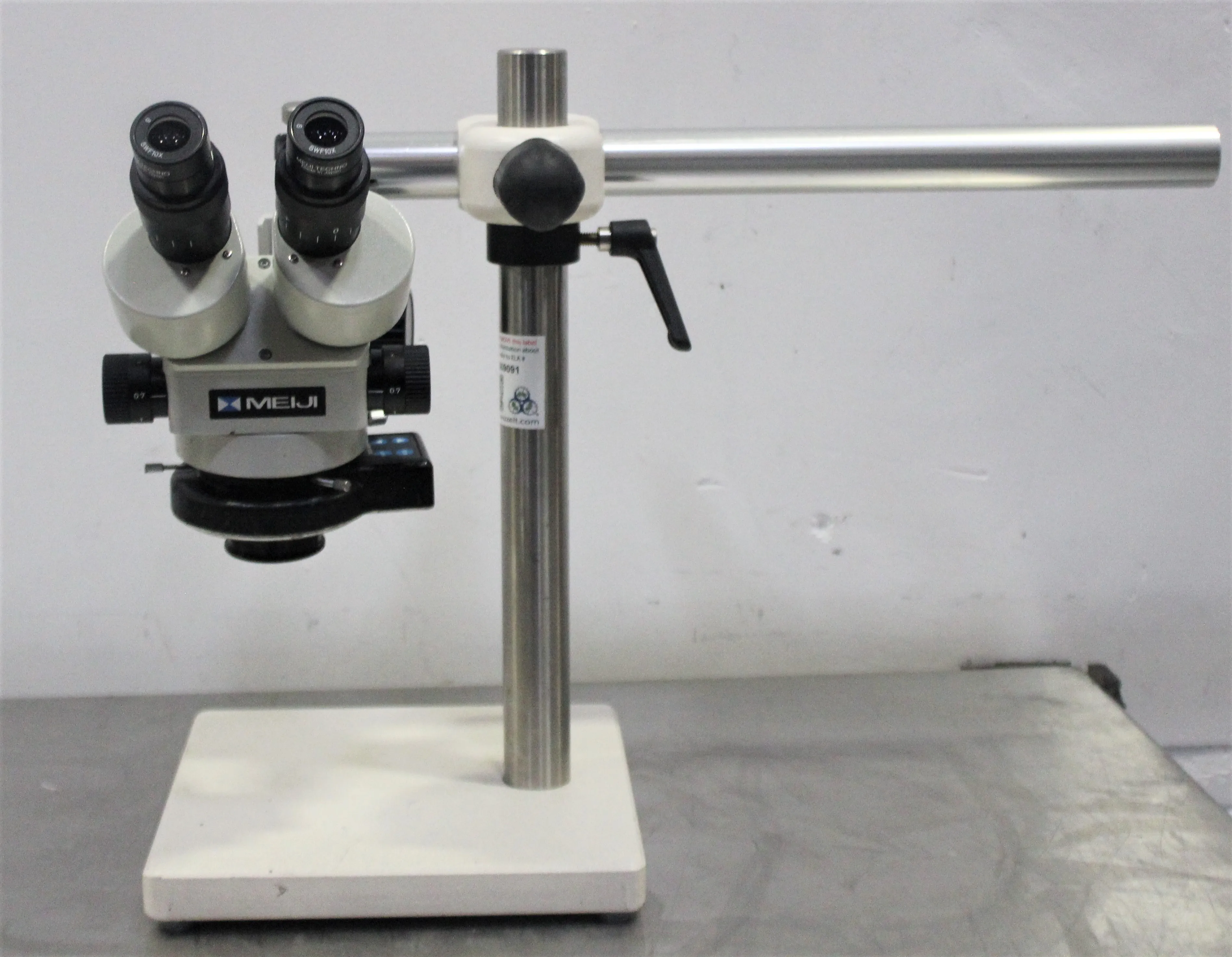 Meiji EMZ-5 Microscope with Greenough Optics and High Resolution Imaging