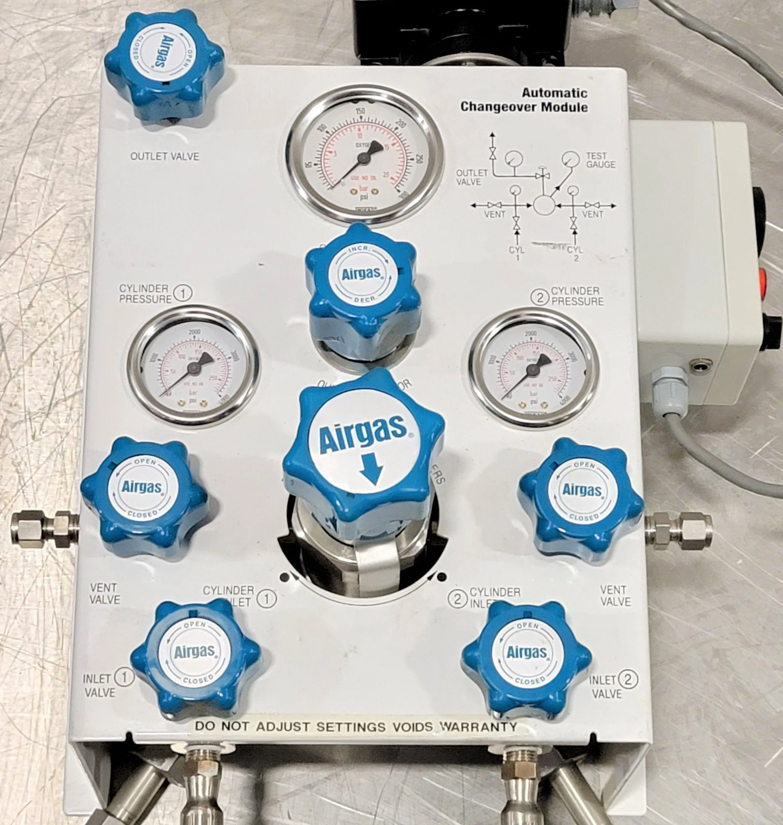 Airgas Automatic Changeover Module Y13-CP145DR