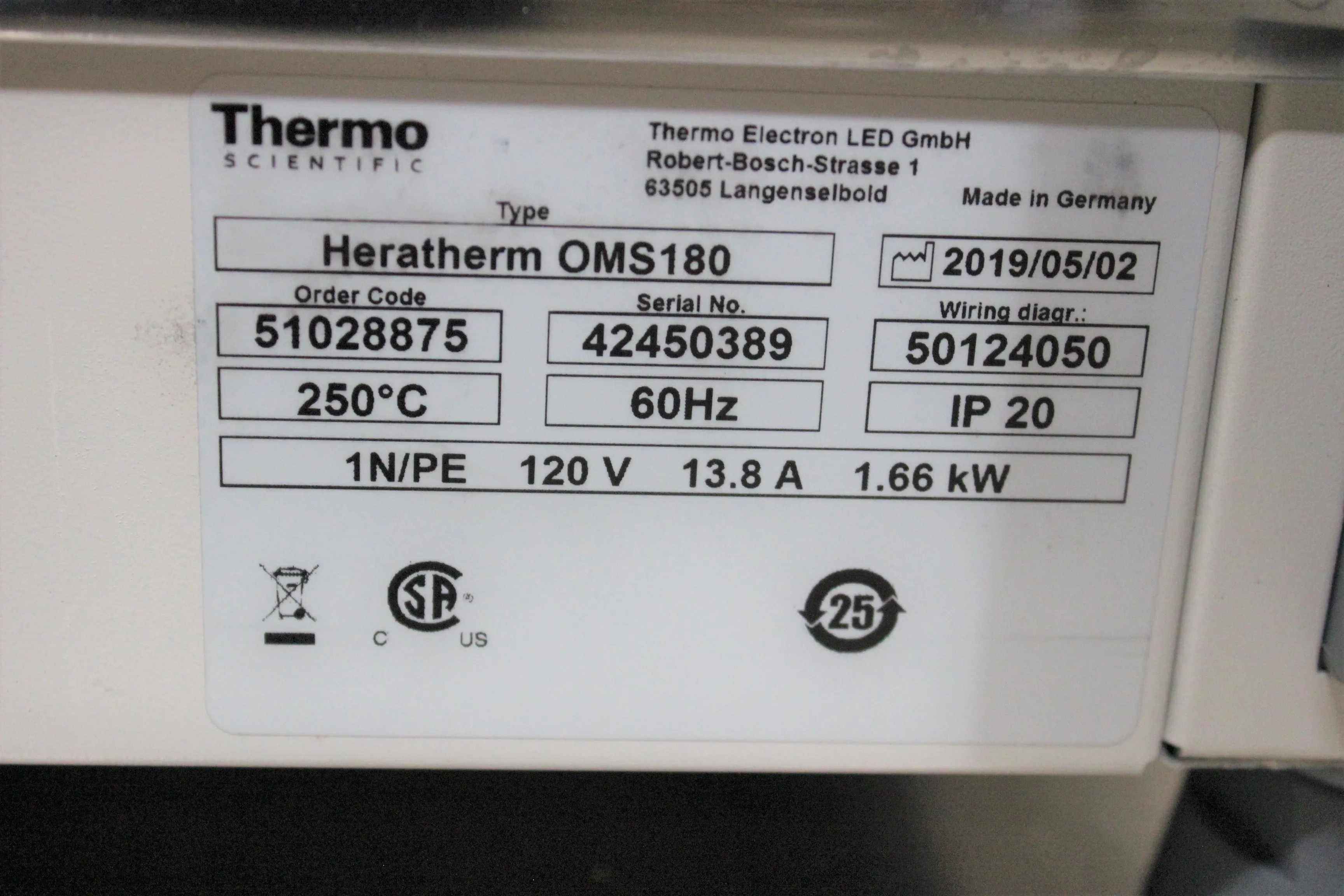 Thermo Fisher 51028875 General Protocol Oven