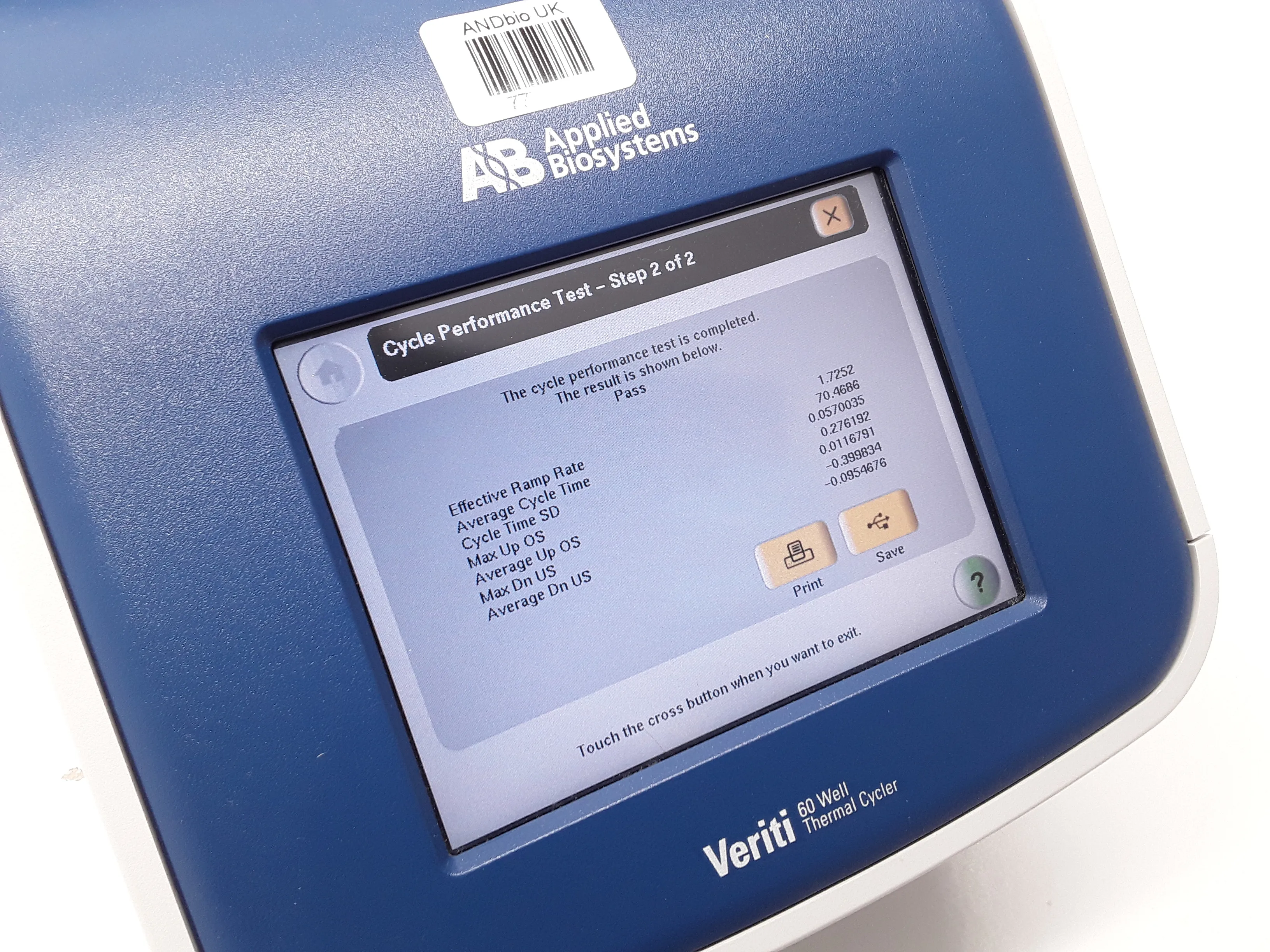 Applied Biosystems ABI Veriti 60 Well Thermal Cycler, Model 9904