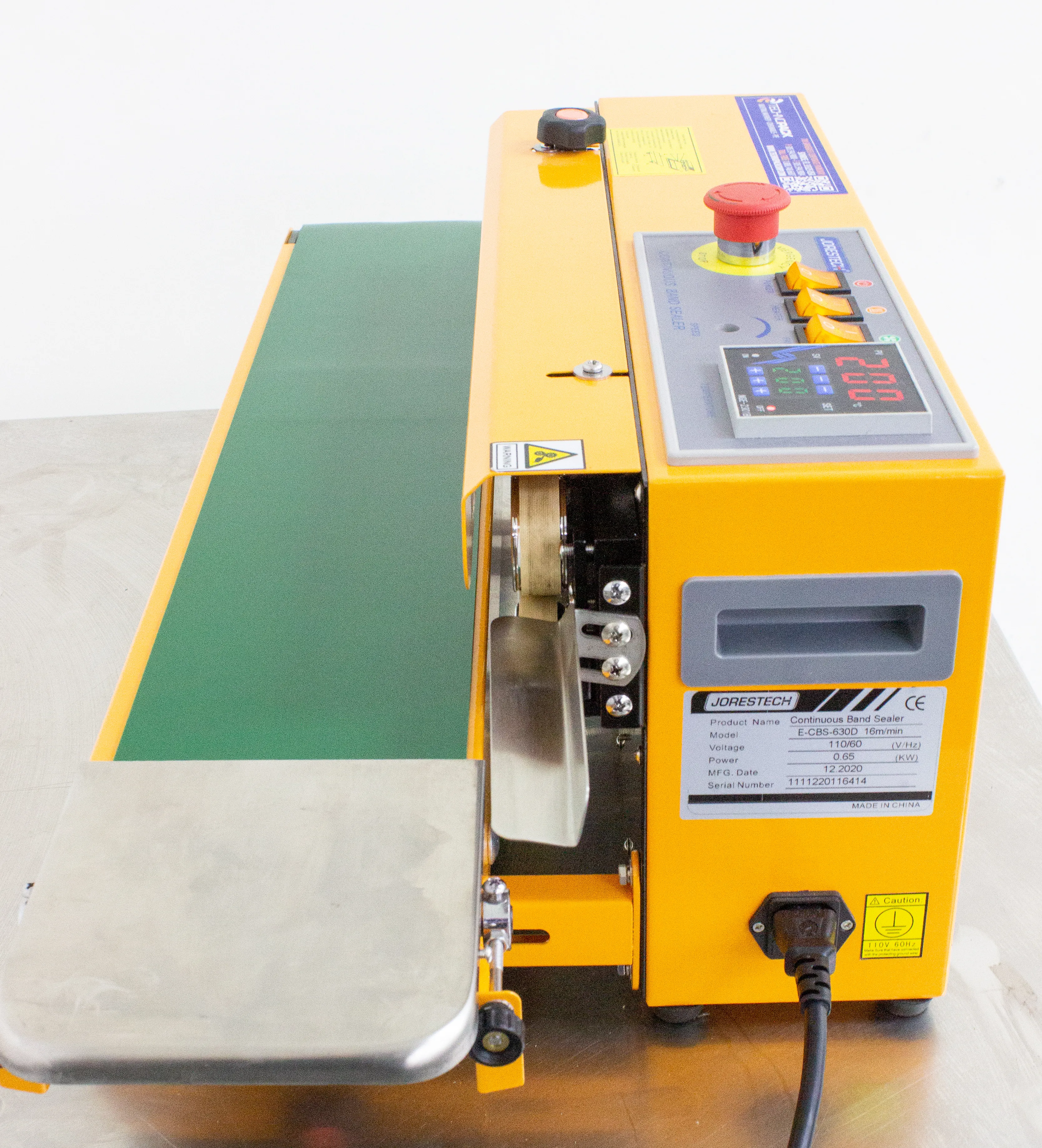 Jorestech Continuous Band Sealer Model E-CBS-630D