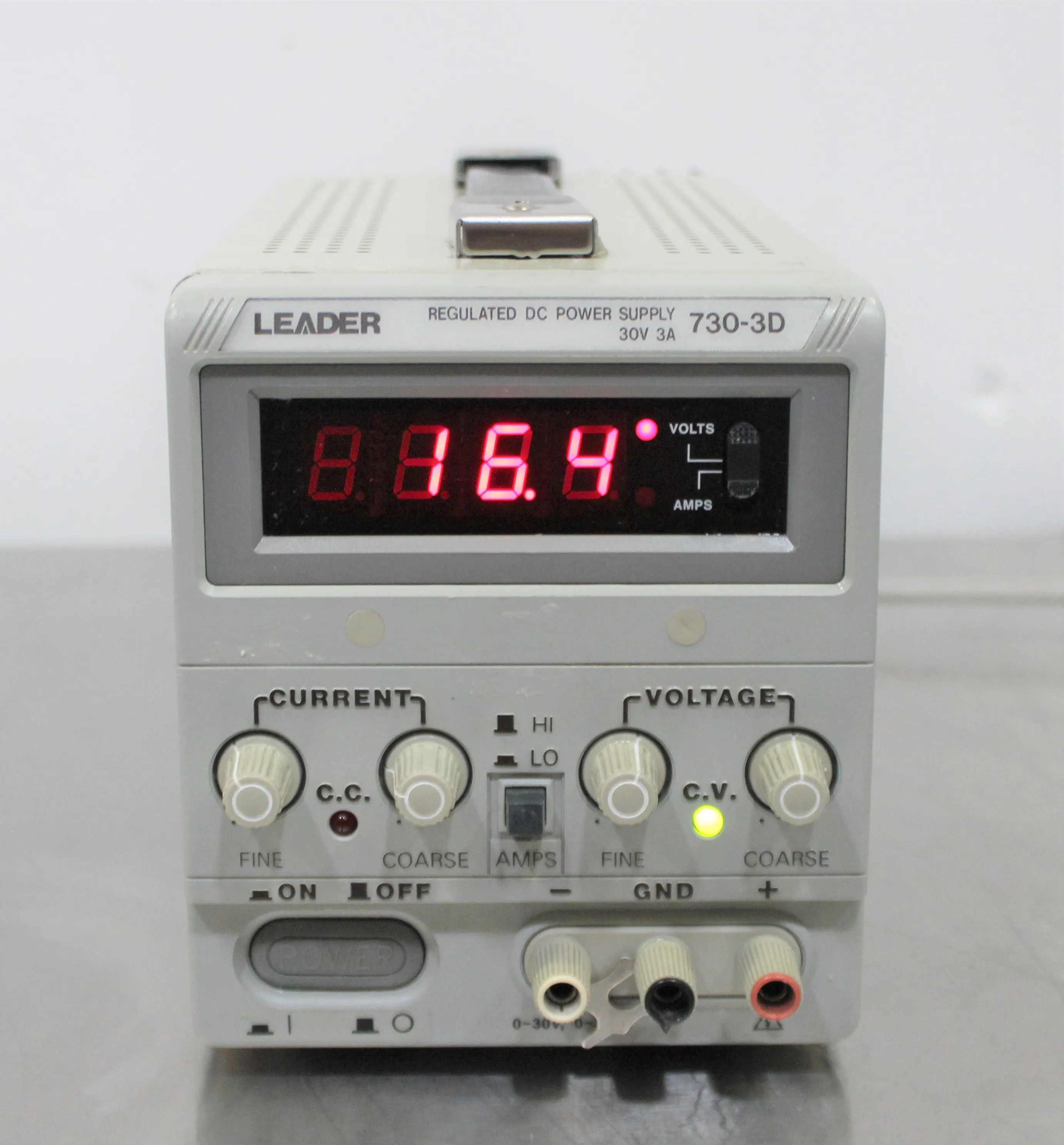 Leader 730-3D Single Output DC Power Supply 120V/220V 50Hz/60Hz 30-Day Warranty