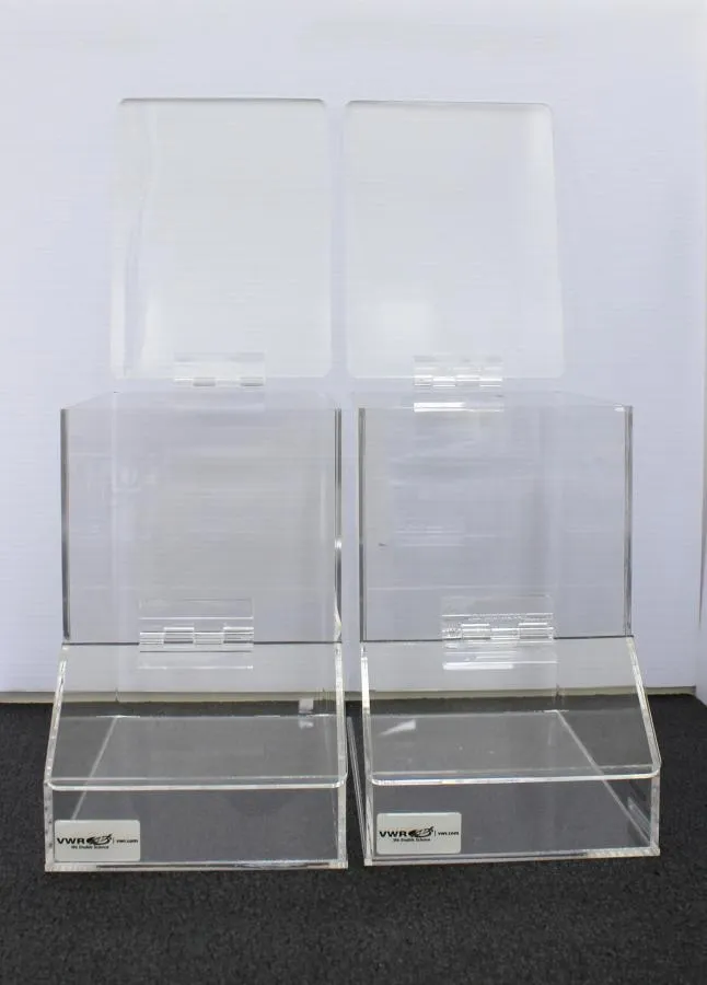 VWR Acrylic Dispensing Bins Large 10032-088, Set of two