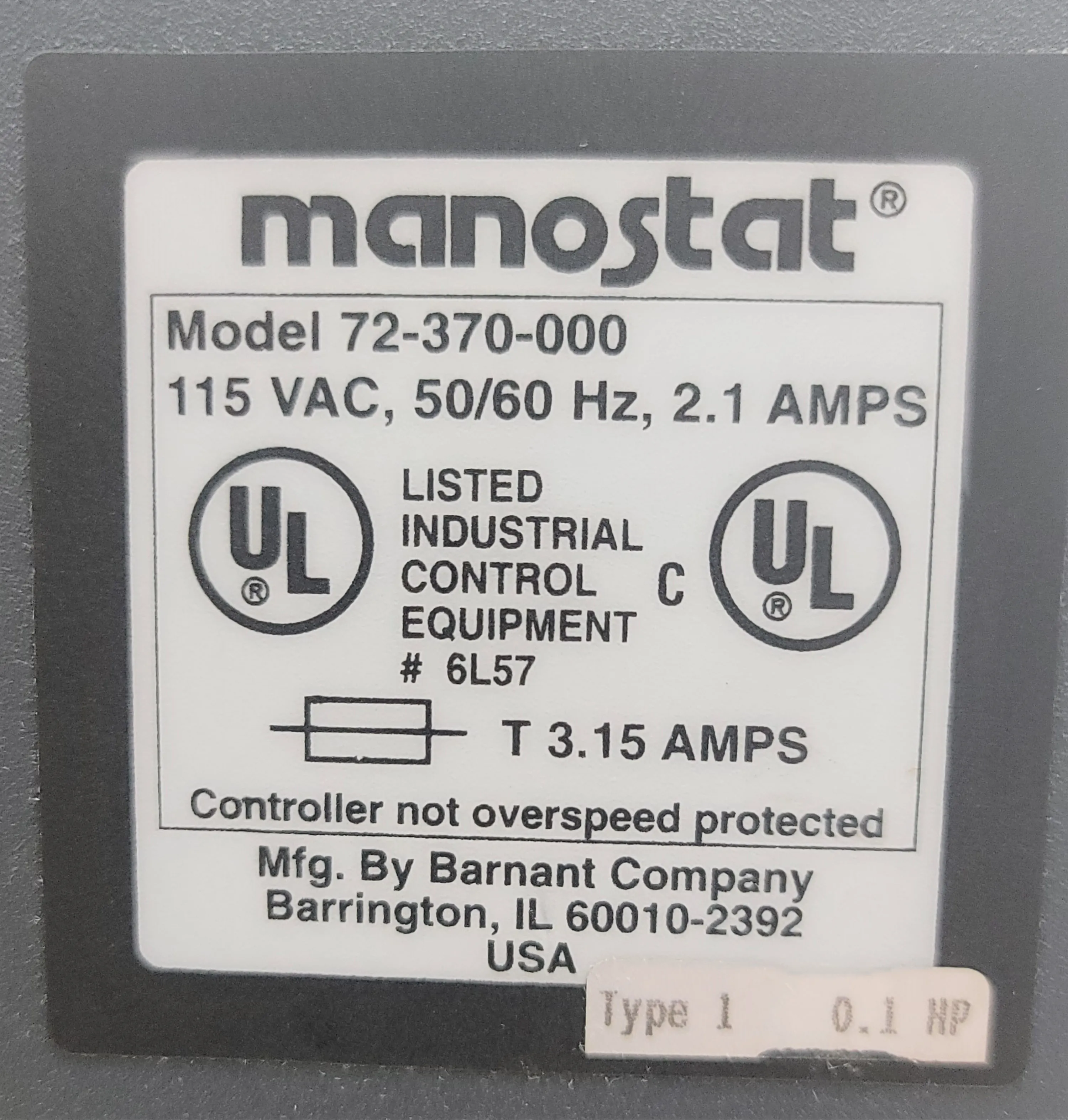 Manostat 72-370-000 Varistaltic Pump with Corning PC 320 Hot Plate Stirrer