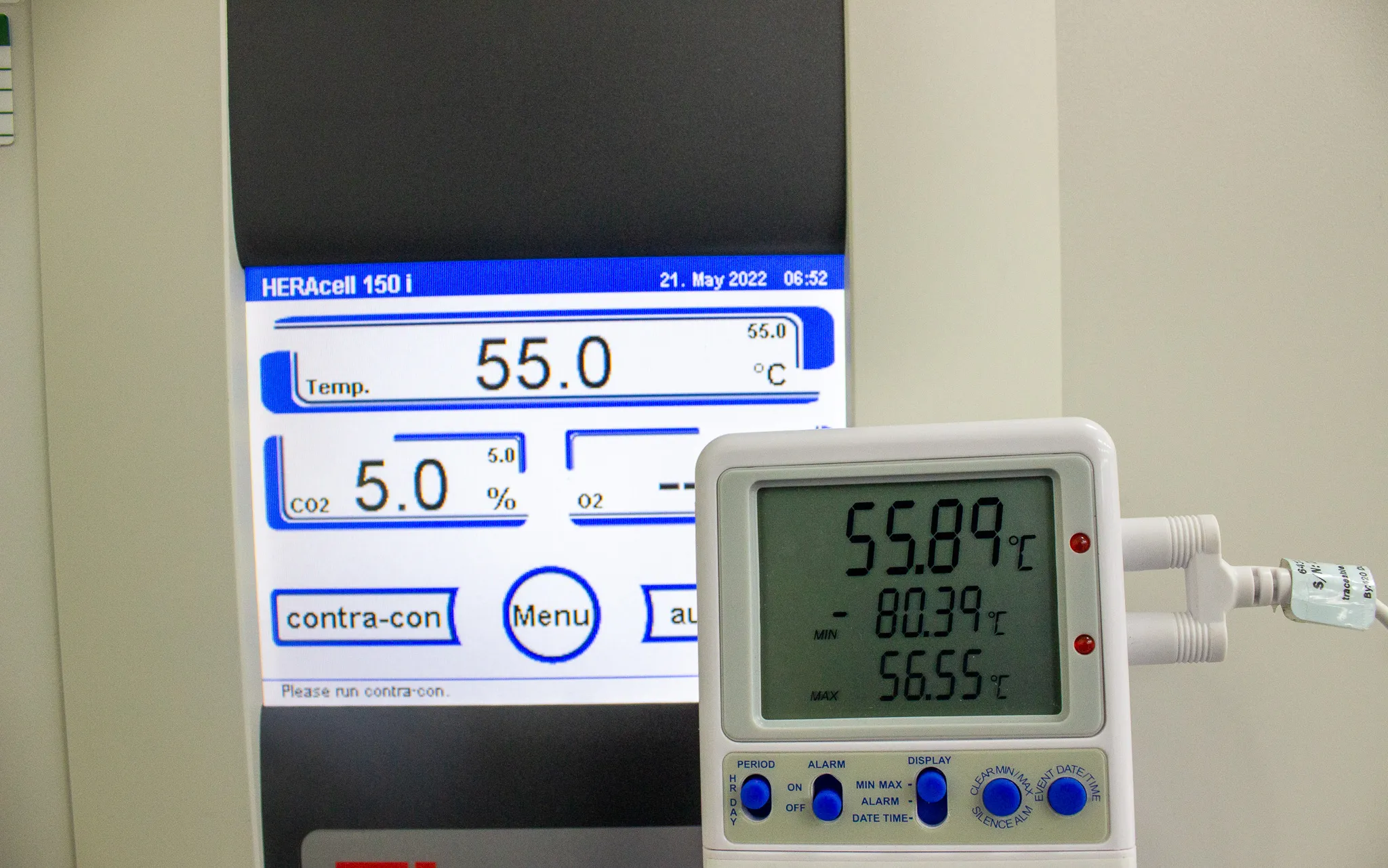 Thermo HERAcell 150i Tri-Gas CO2 Incubator, 150 L, Copper Double Stack 51026408