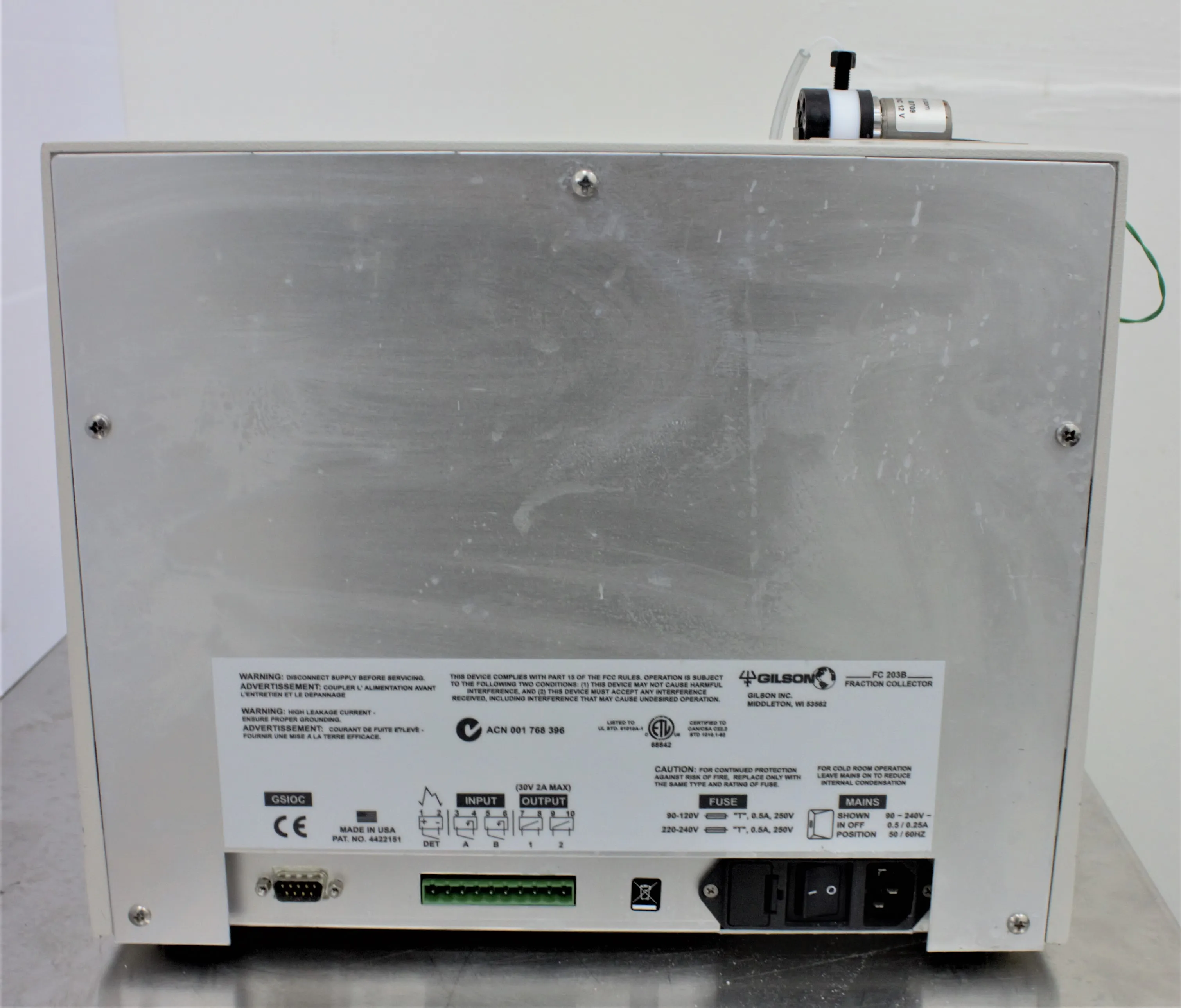 Gilson Fraction Collector Model 203b HPLC / FPLC / GC / CE